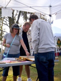  BCAS booth at Paddling Trail opening event 