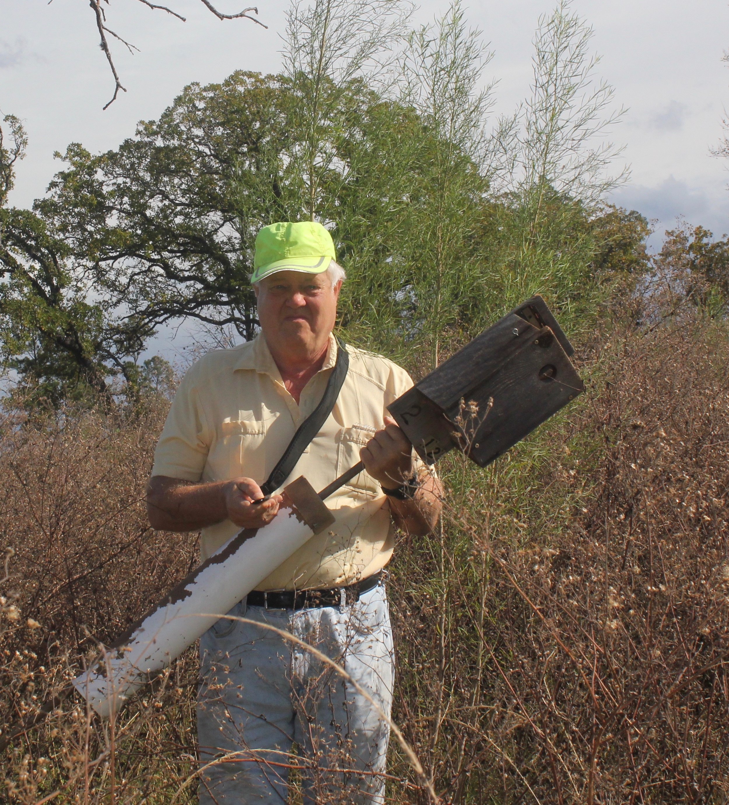  Removing bluebird box from old golf course to a new habitat, 2016 