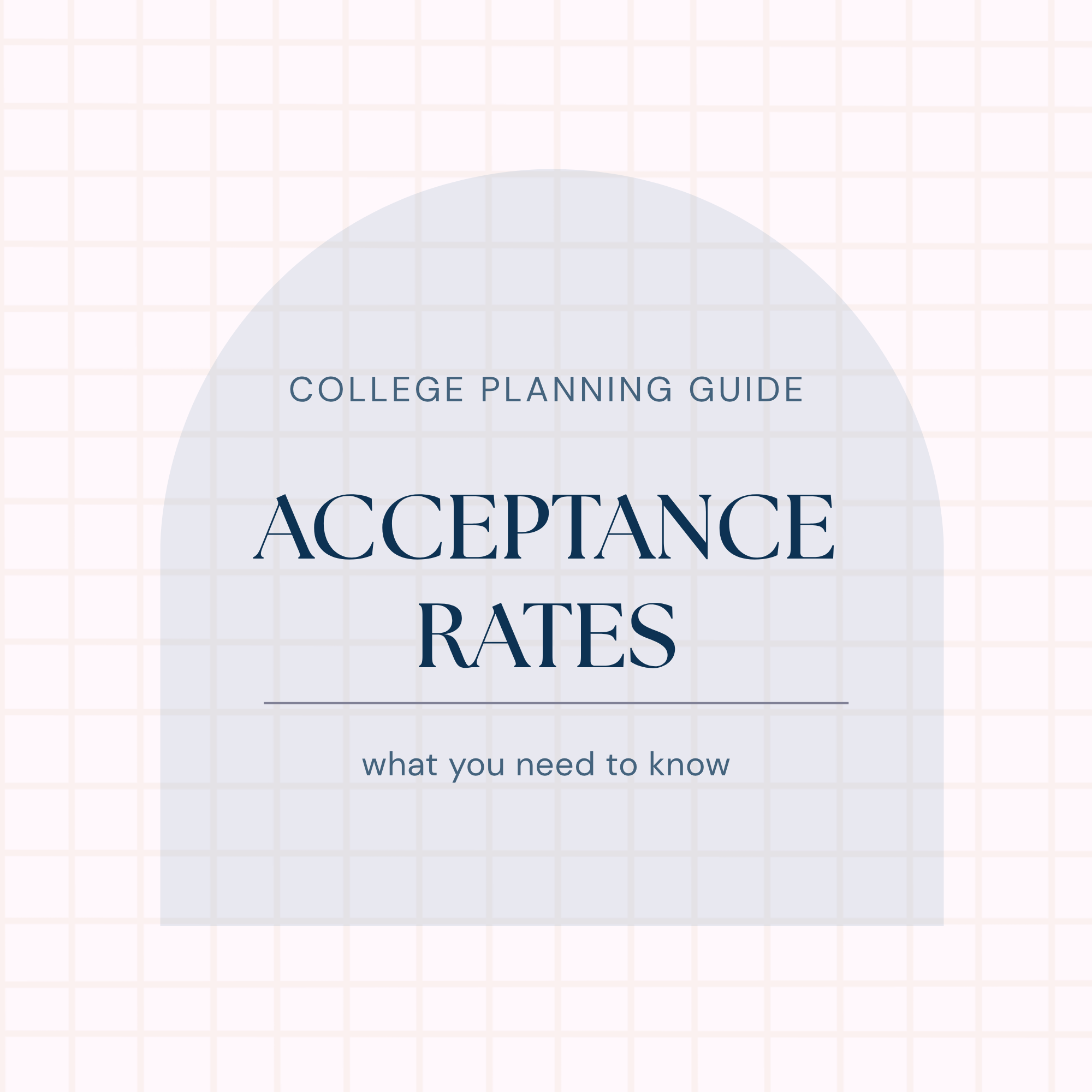 Acceptance Rates: What You Need to Know
