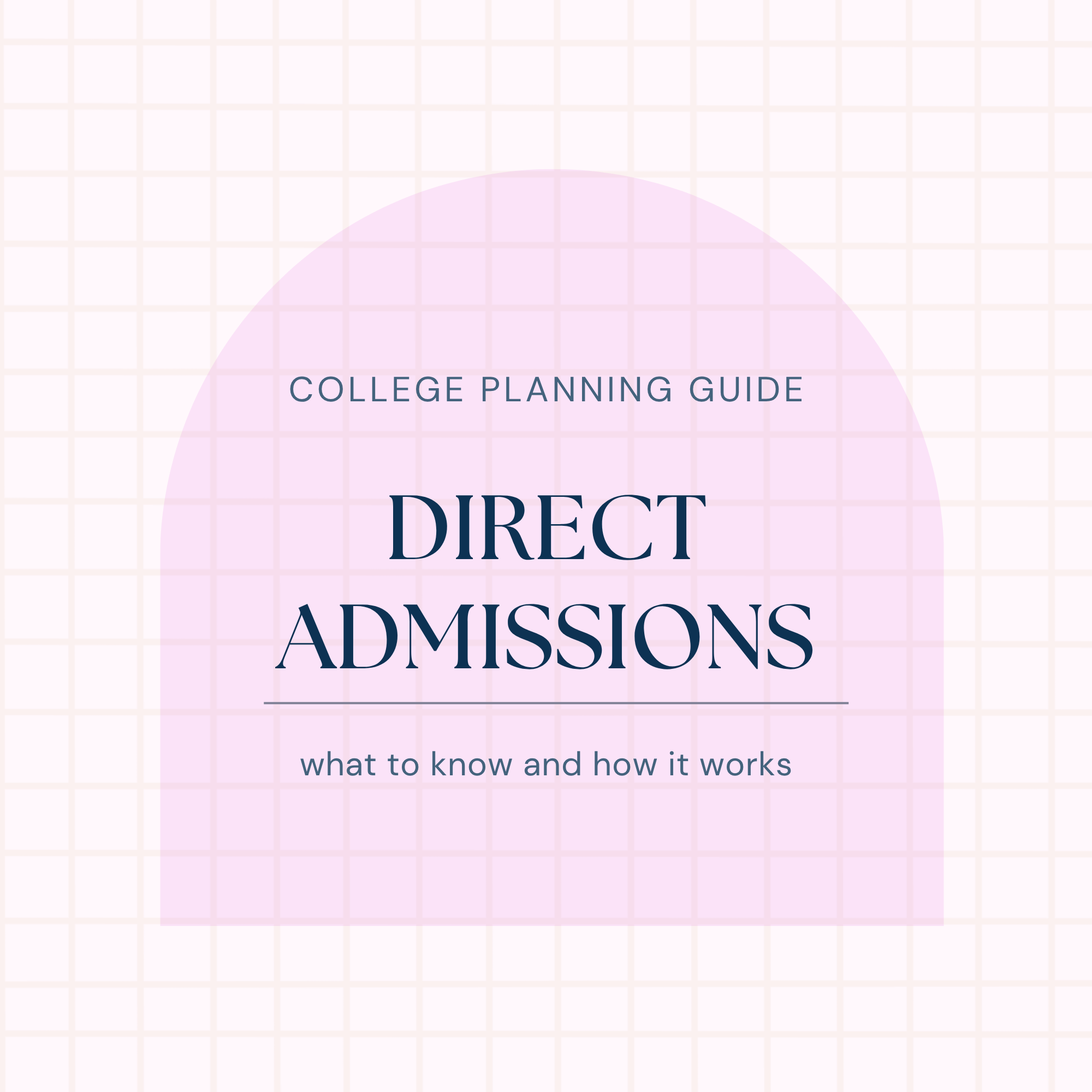 Direct Admissions: What to Know and How It Works
