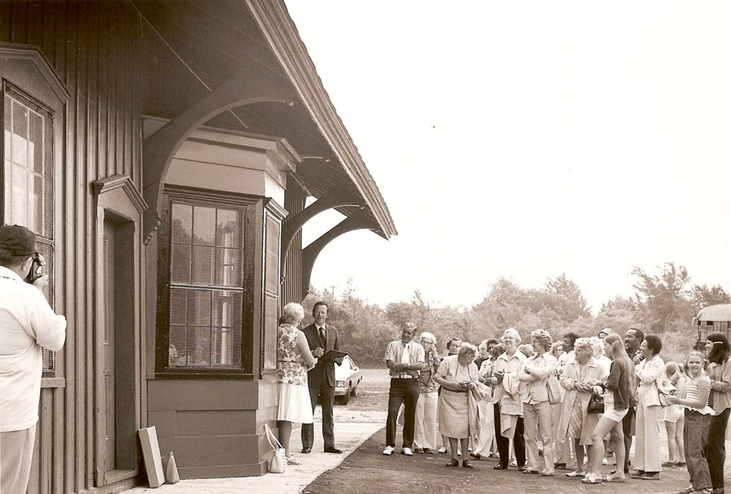 Dedication ceremony, 1976