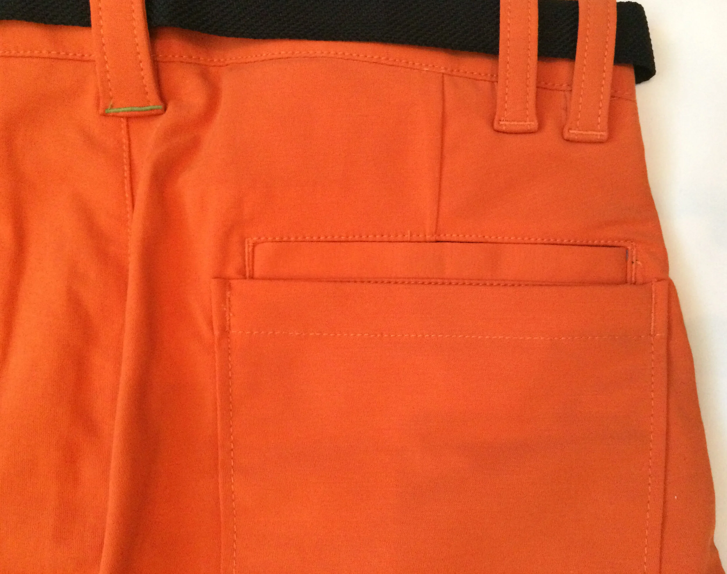 ENABLER CARGO SHORT Back pocket detail burnt orange.JPG