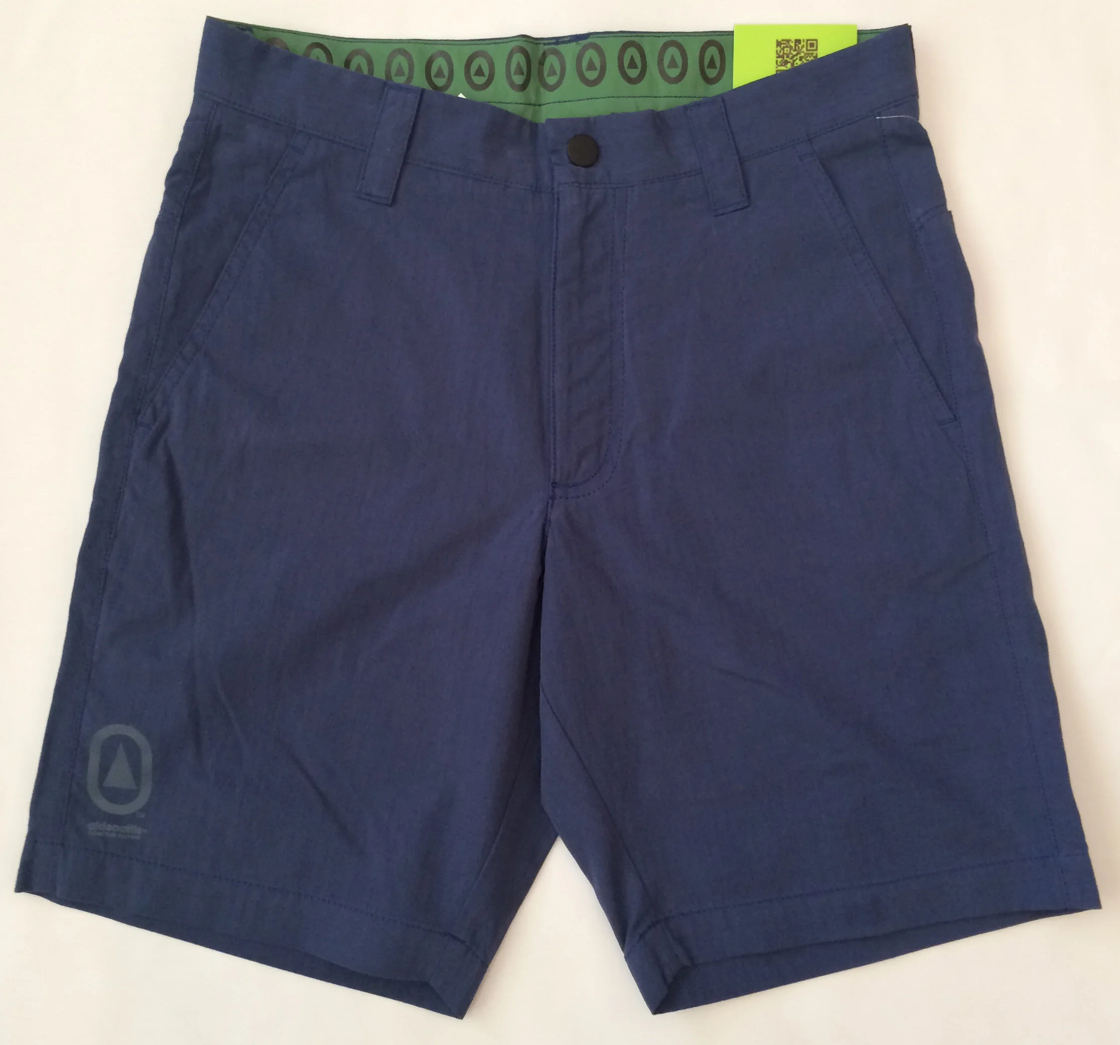 TRAIL WALK SHORT Front view dark denim.JPG