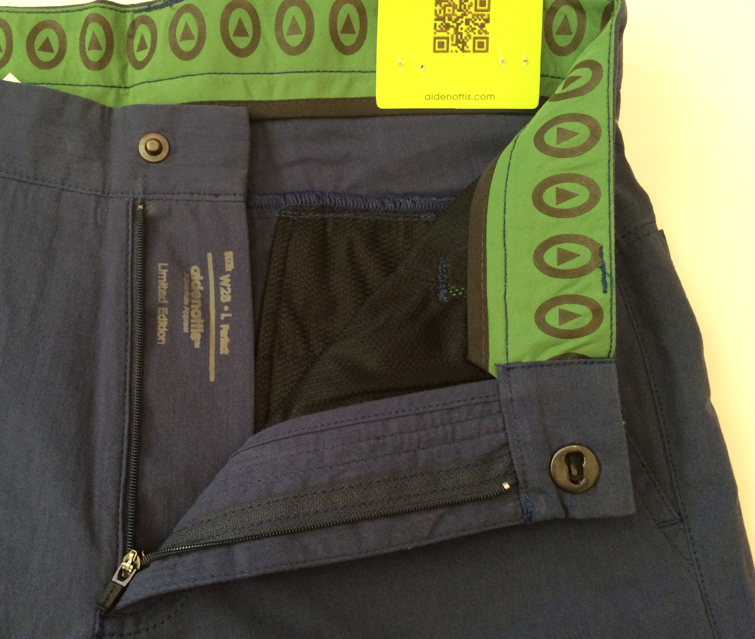 TRAIL WALK SHORT Open view dark denim.JPG