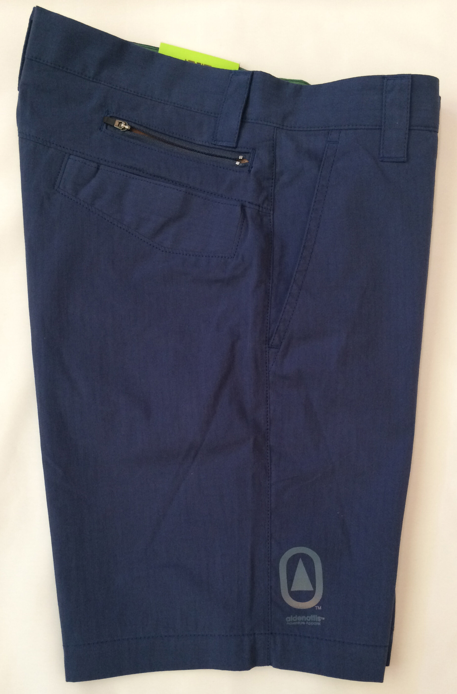 TRAIL WALK SHORT Side view dark denim.JPG