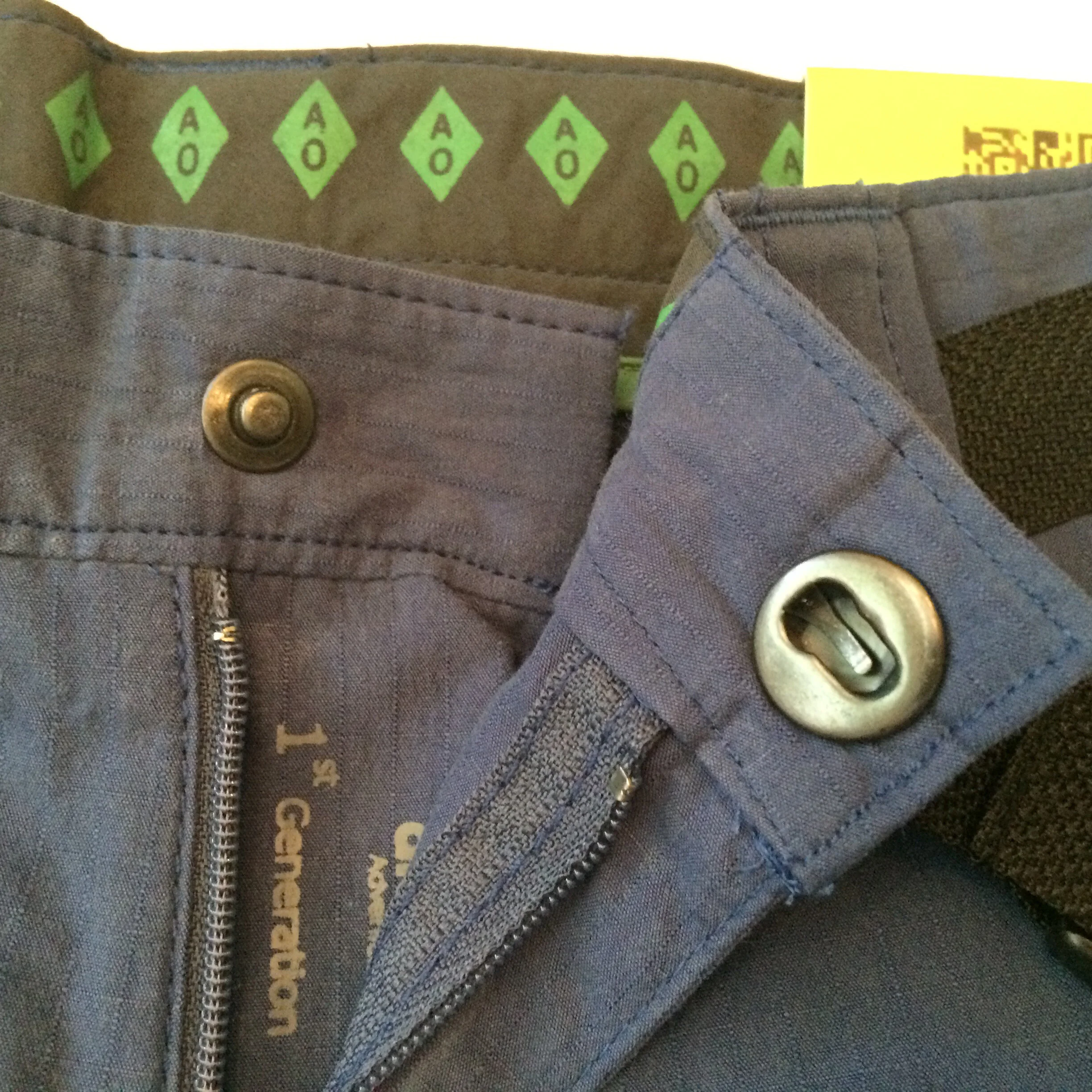 TECHNICIAN CARGO SHORT Slide snap dark denim.JPG