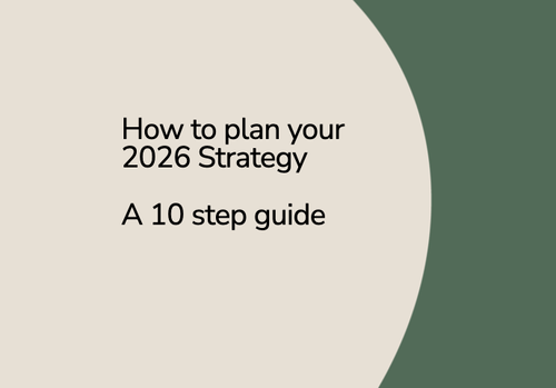 How to Plan Your 2026 Strategy - a 10 step guide | Growth Space