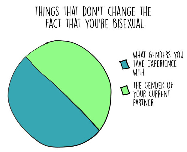 More 'bisexual pie charts' can be found HERE . 