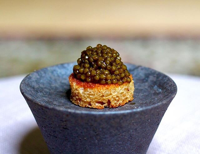 Sourdough. Koji cultured butter. @astrea_caviar aged schrenckii caviar.