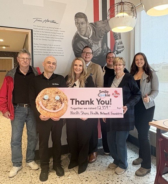 Blind River Tim Hortons Smile Cookie Campaign Raises $12,359 for Local Health Care