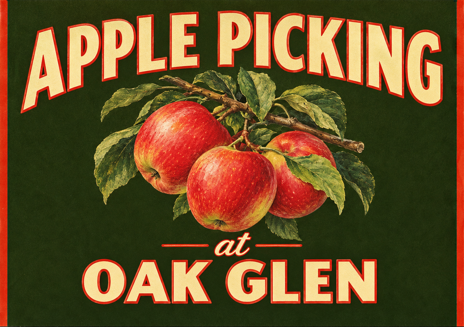 Apple Picking at Oak Glen