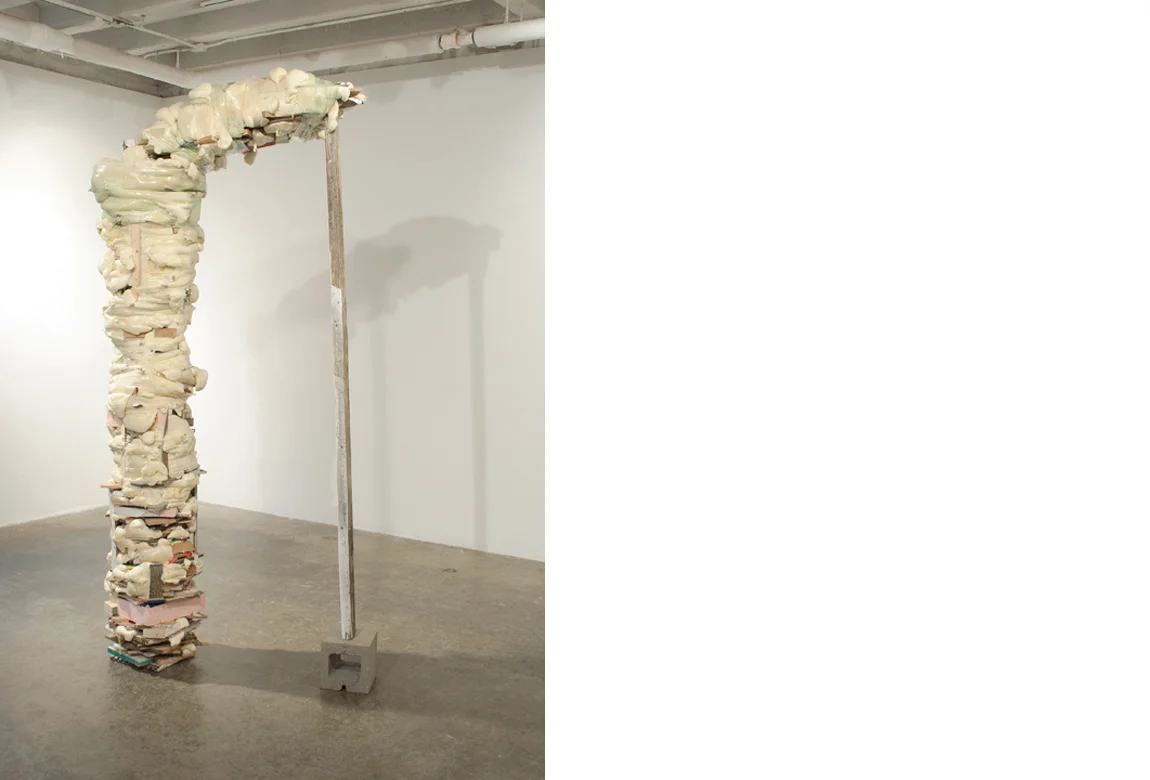 THRESHOLD mixed media, 98 x 50 x 18 inches, 2012
