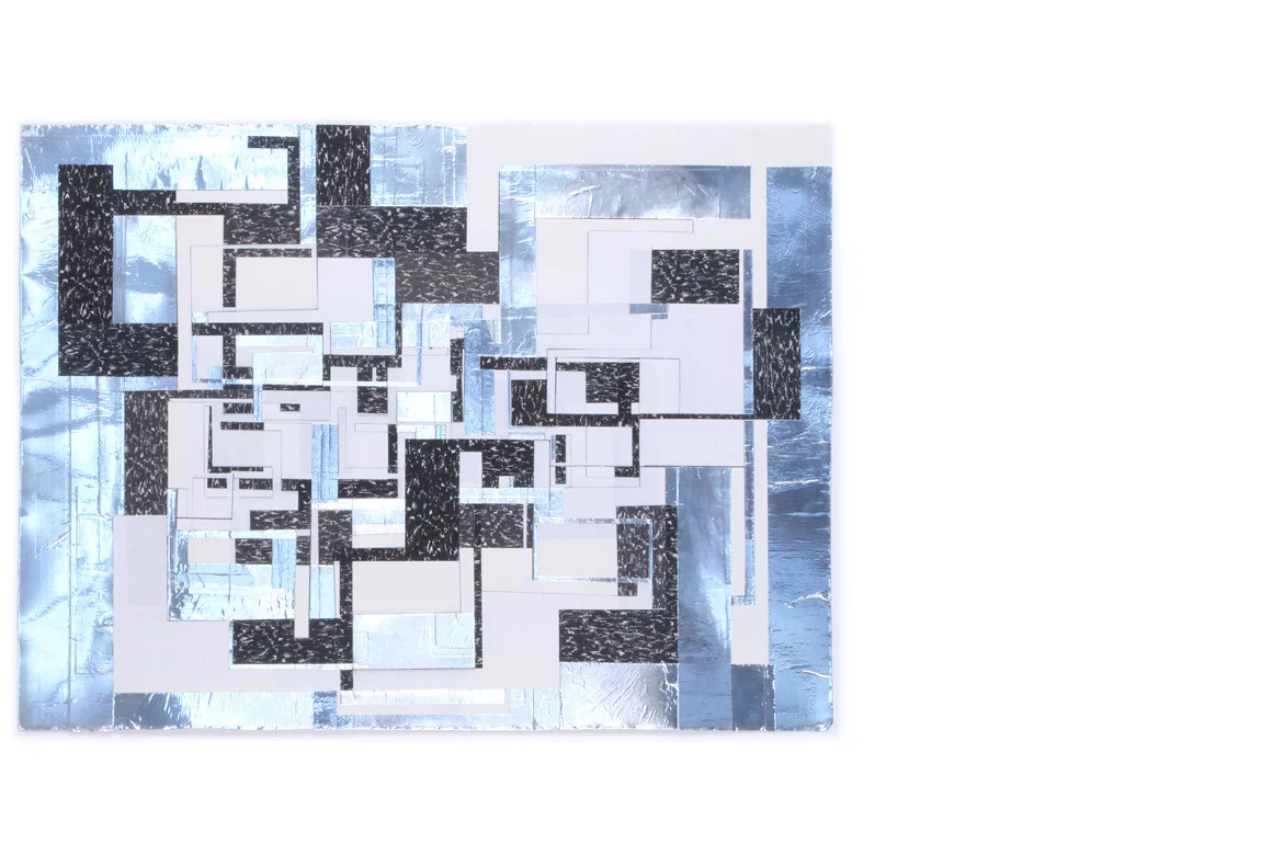 2016_No. 4 mixed media on paper, 22 1/2 x 30 inches, 2016