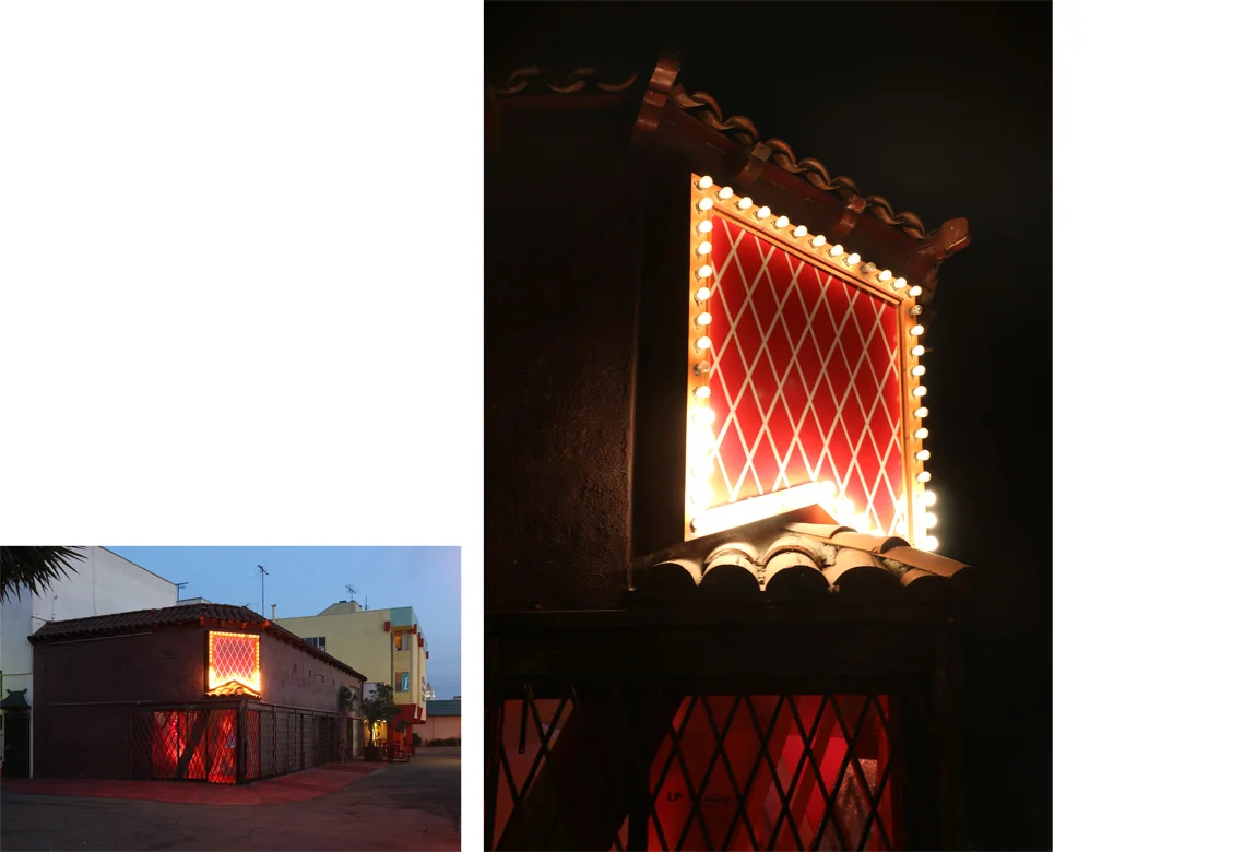 LOCAL PATTERN: 936 MEI LING WAY site-specific mixed media installation, 92 x 100 x 72 inches, 2014