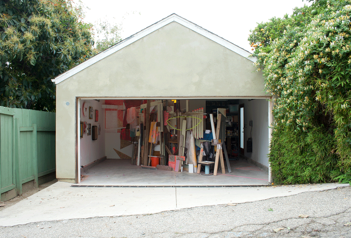 3452 BEETHOVEN GARAGE, MAY 2013 site-specific mixed media installation, 96 x 235 x 205 inches, 2013