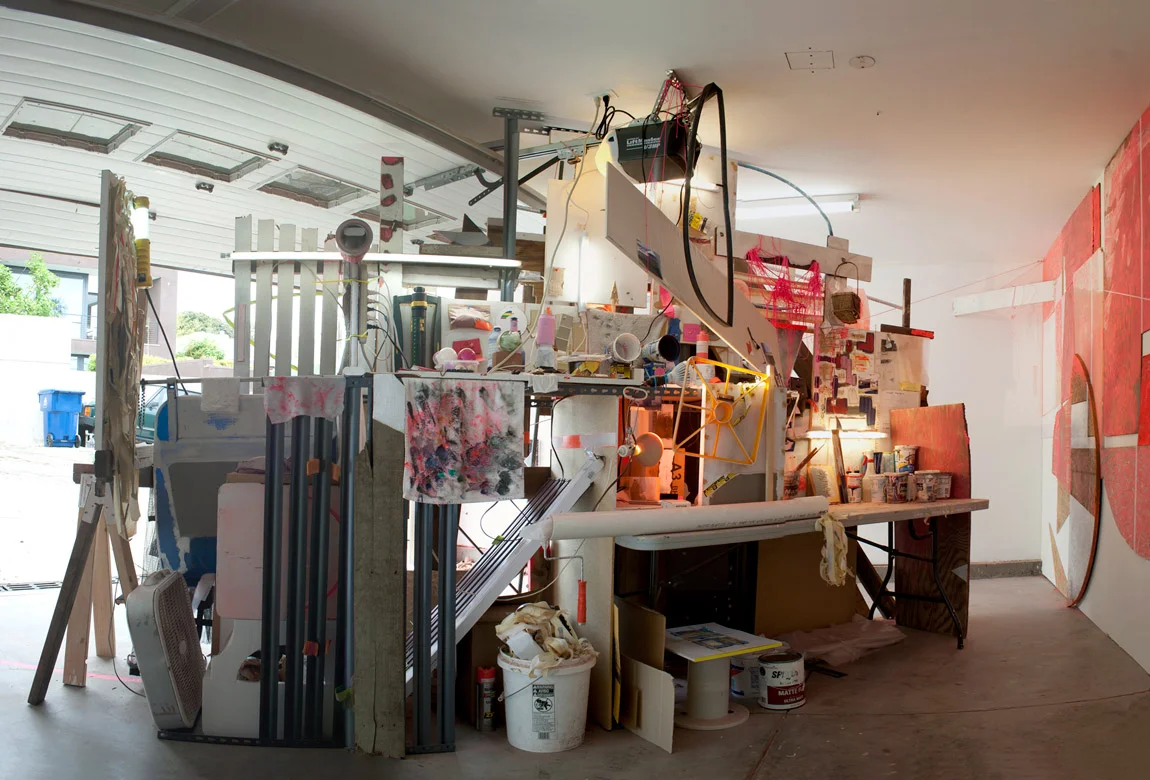 3452 BEETHOVEN GARAGE, MAY 2013 site-specific mixed media installation, 96 x 235 x 205 inches, 2013