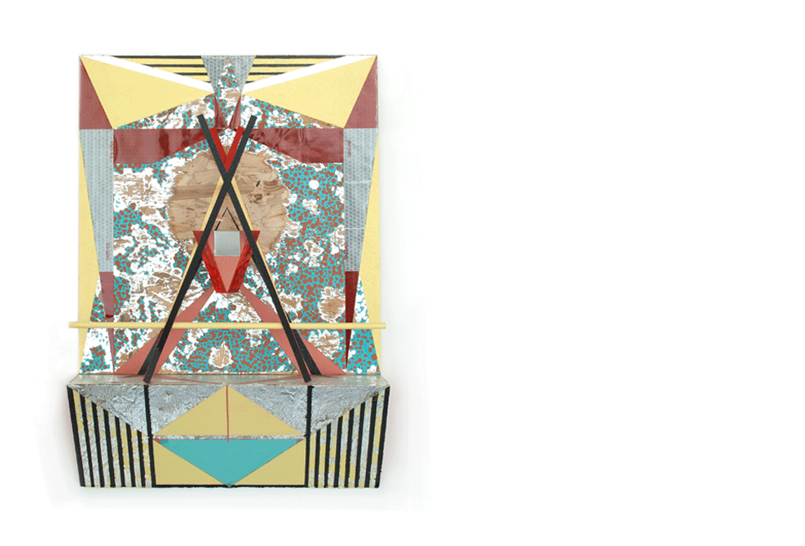 MARKET DISTRICT LIVE/WORK ADDENDUM NO. 2 mixed media, 18 x 12 1/2 x 4 3/4 inches, 2015