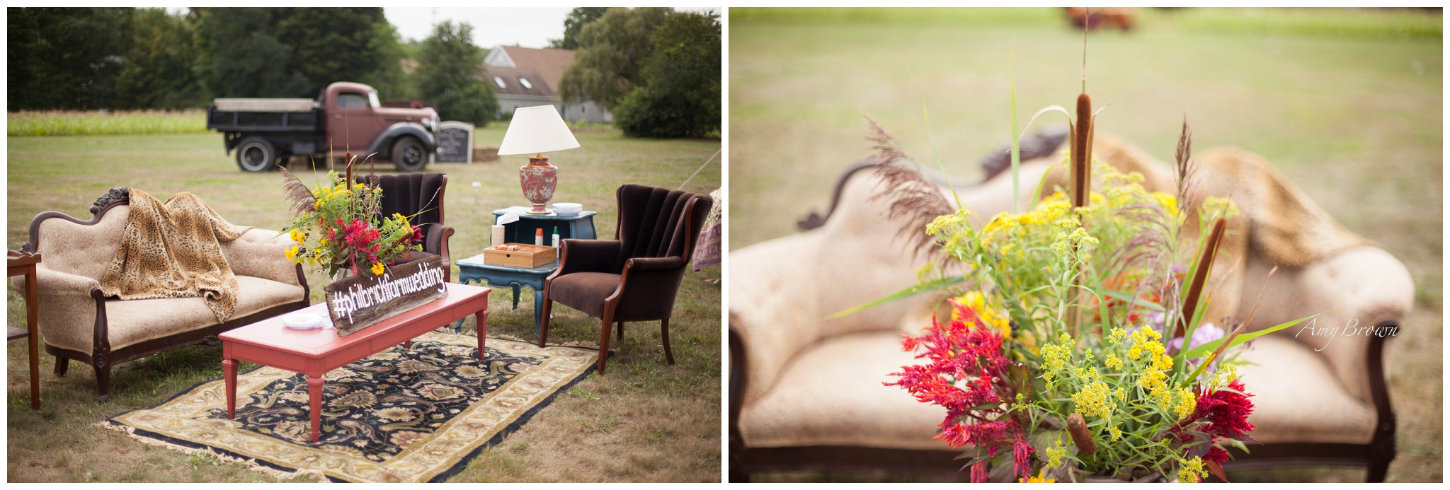 Southern NH Wedding Photographer | DIY wedding decor | Amy Brown Photography