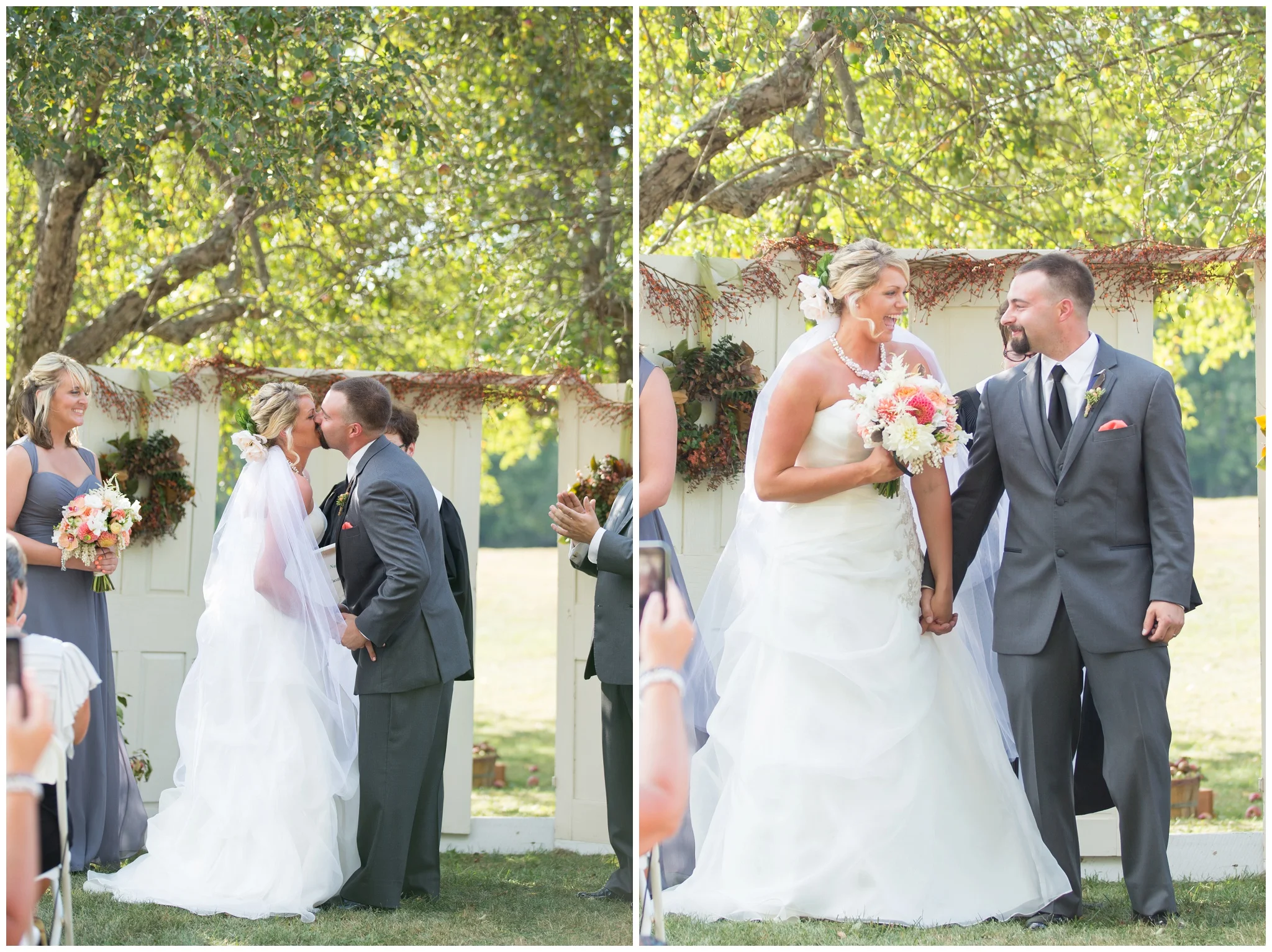 Seacoast NH Wedding Photographer | NH wedding | Presentation of Husband and Wife | Amy Brown Photography