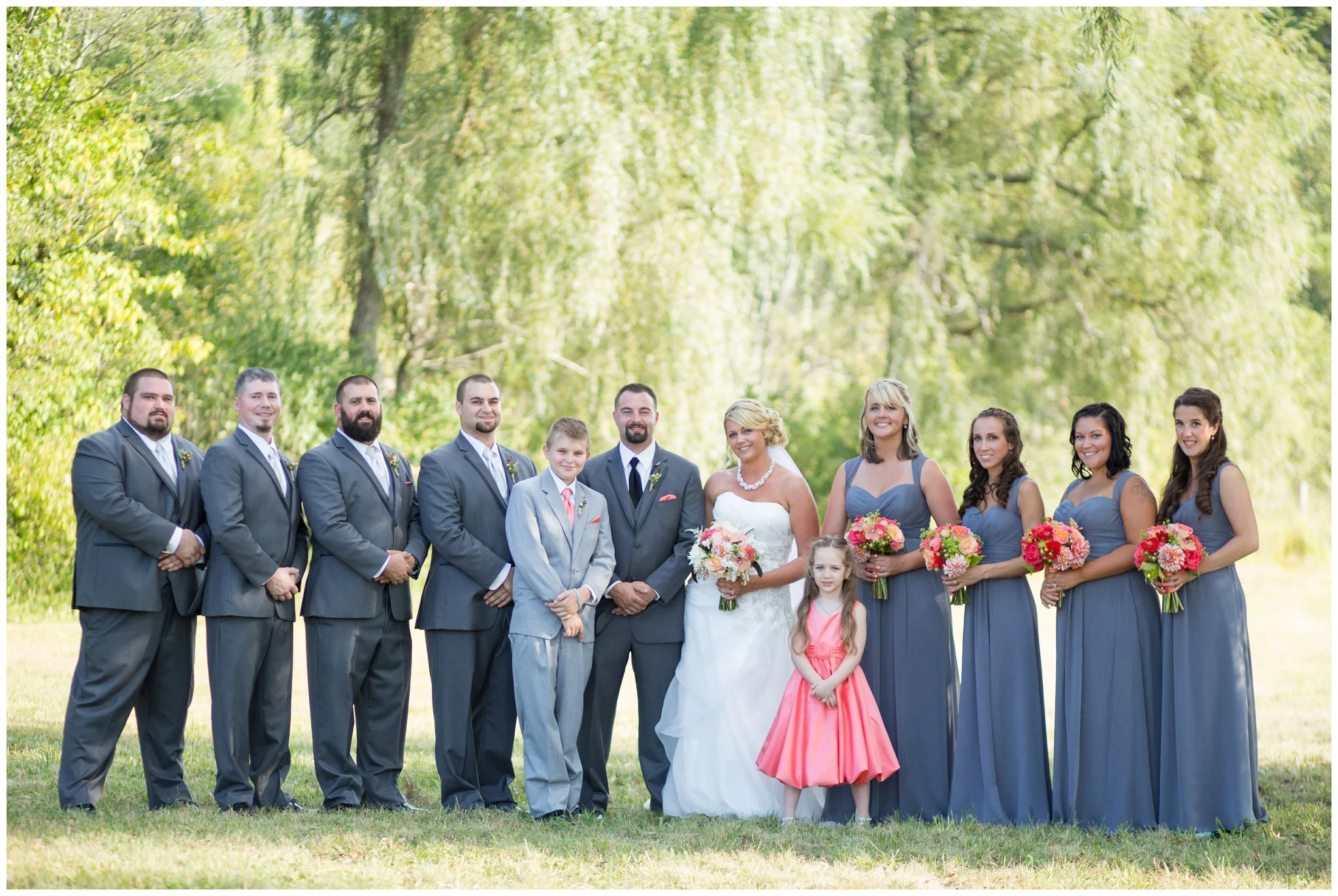 Seacoast NH Wedding Photographer | Pink Grey wedding colors | Amy Brown Photography