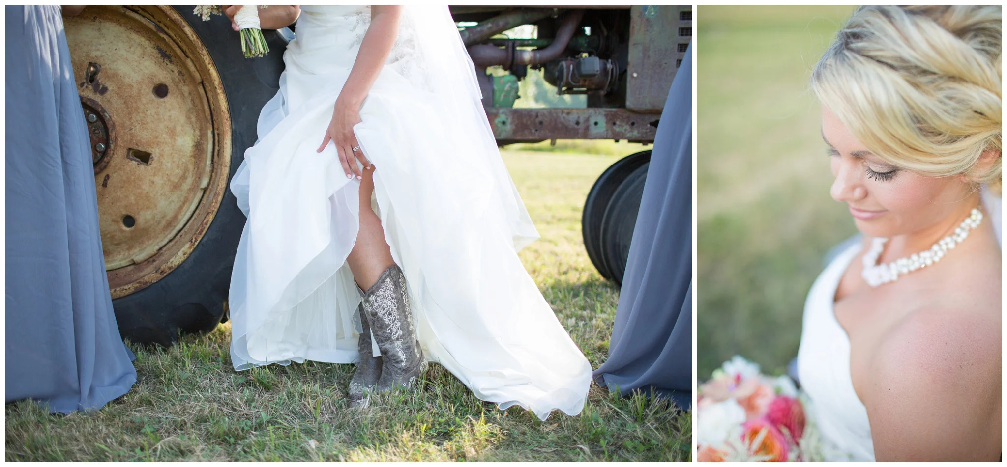 Seacoast NH Wedding Photographer | NH cowboy boots in wedding | Farm Details | Amy Brown Photography