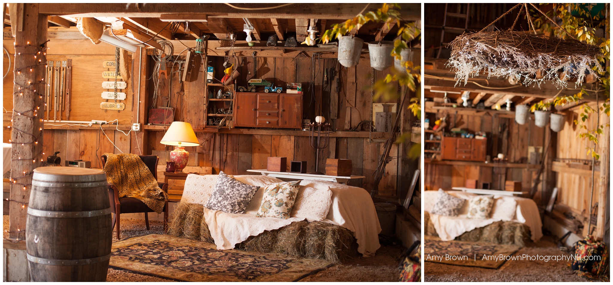 Rye Nh Wedding Photographer | Barn Wedding Cocktail Hour | Rye Farm Wedding | Amy Brown Photography