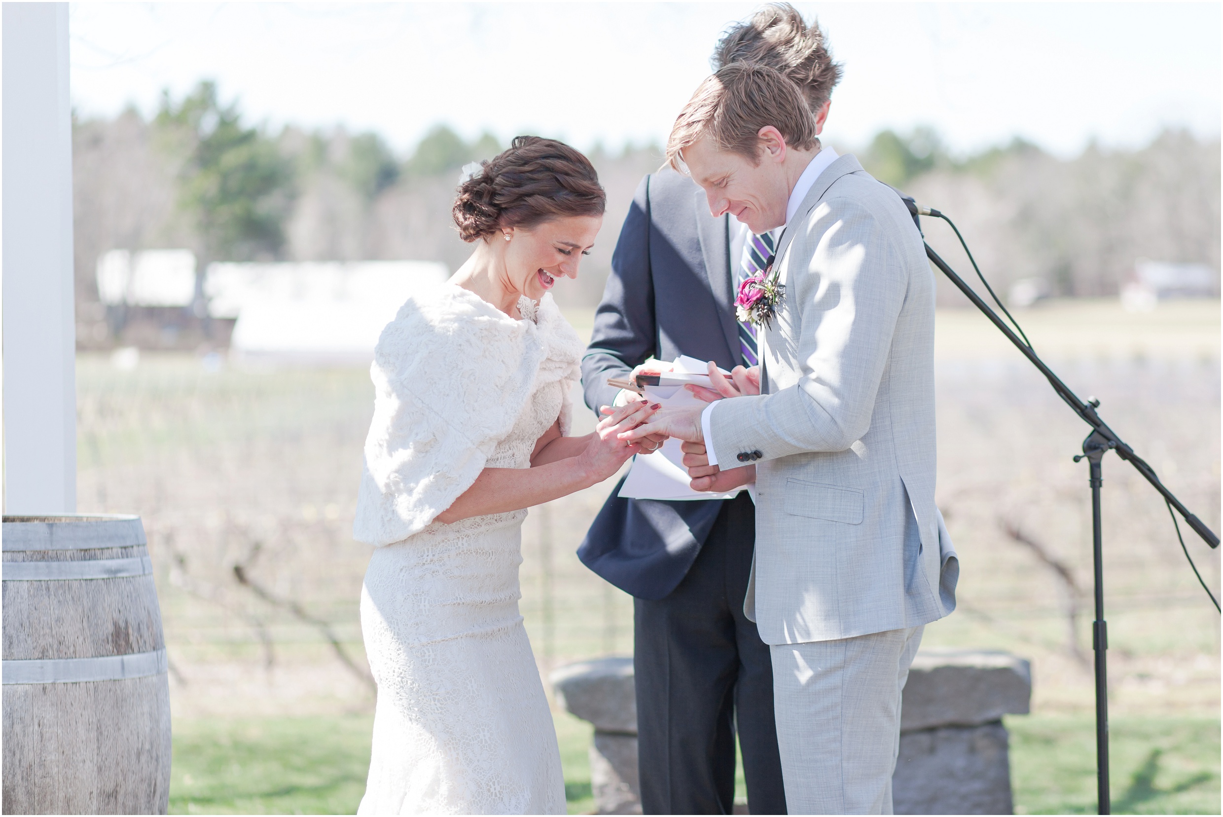Southern New Hampshire Wedding Photographer | Spring Wedding in New Hampshire Flag Hill Winery and Distillery | Amy Brown Photography