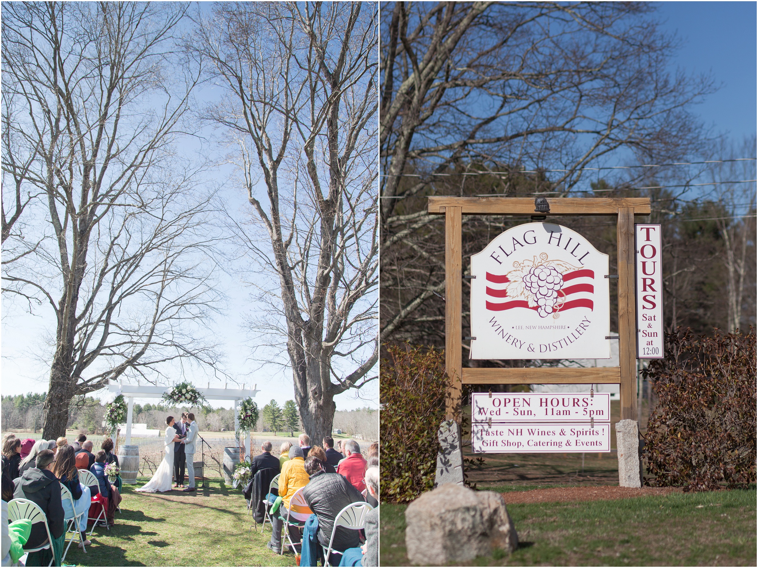 Southern New Hampshire Wedding Photographer |Flag Hill Winery Lee, New Hampshire Spring Wedding | Amy Brown Photography