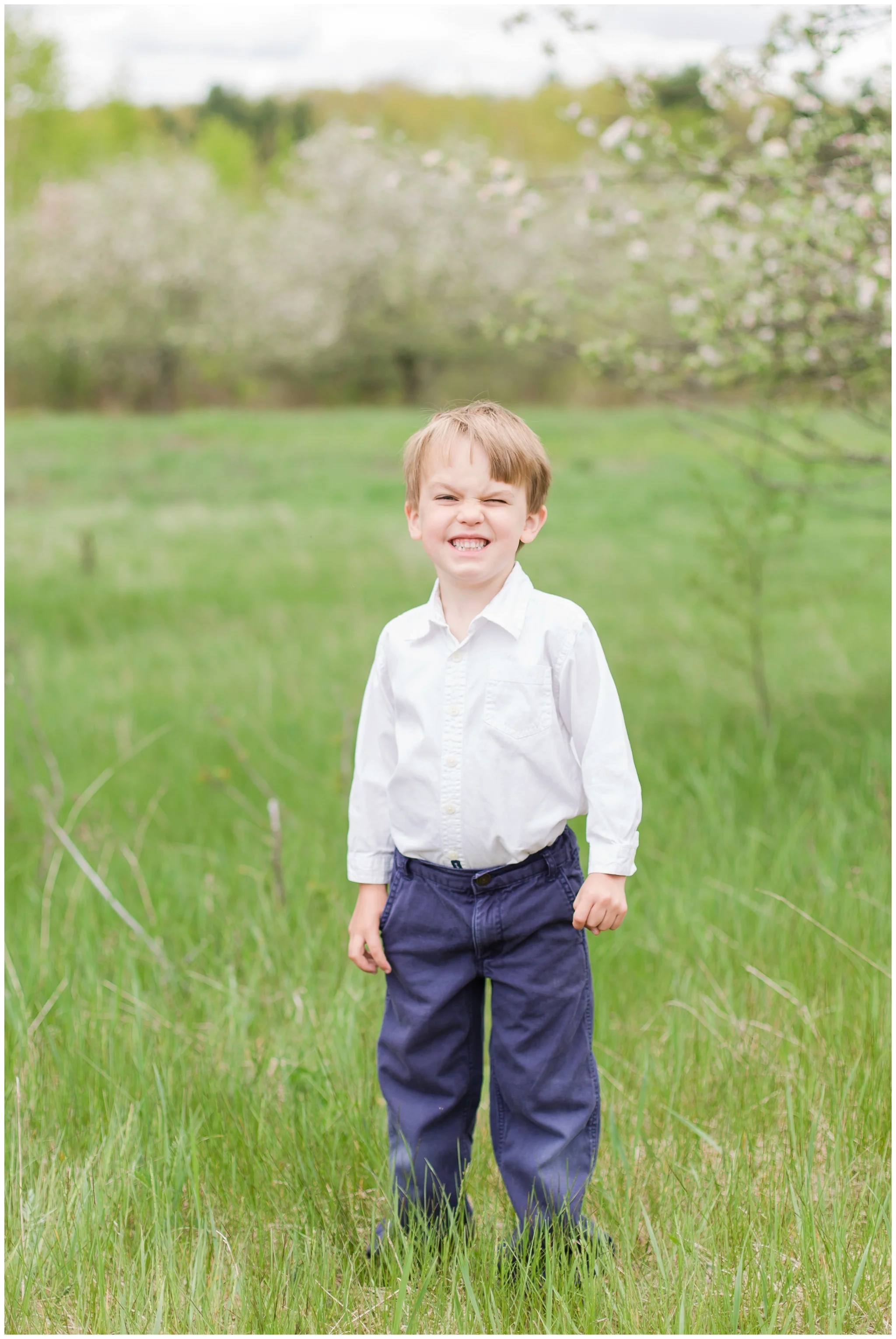 New Hampshire Wedding Photographer | Apple Blossoms | Epping, NH