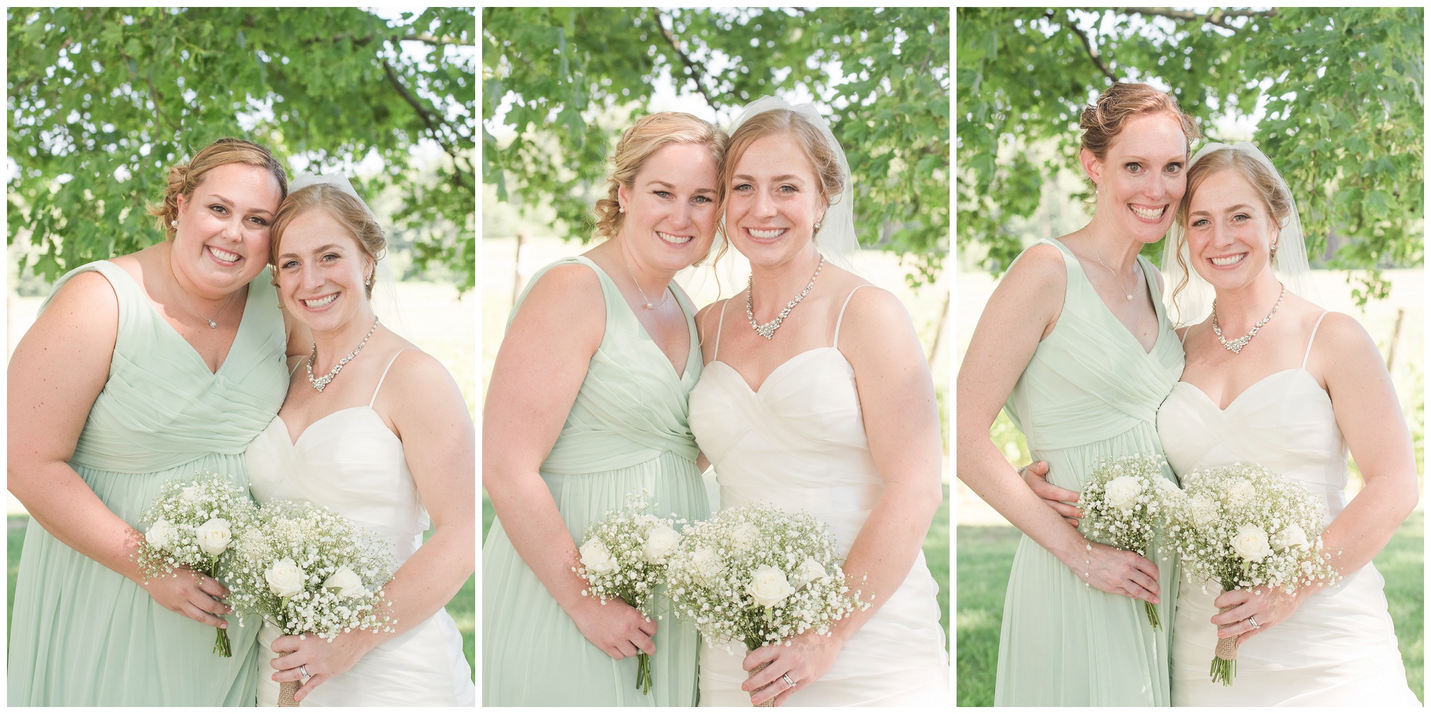 Seacoast NH Wedding Photographer - flag Hill Winery Outdoor Wedding - Sage and White Wedding - Amy Brown Photography