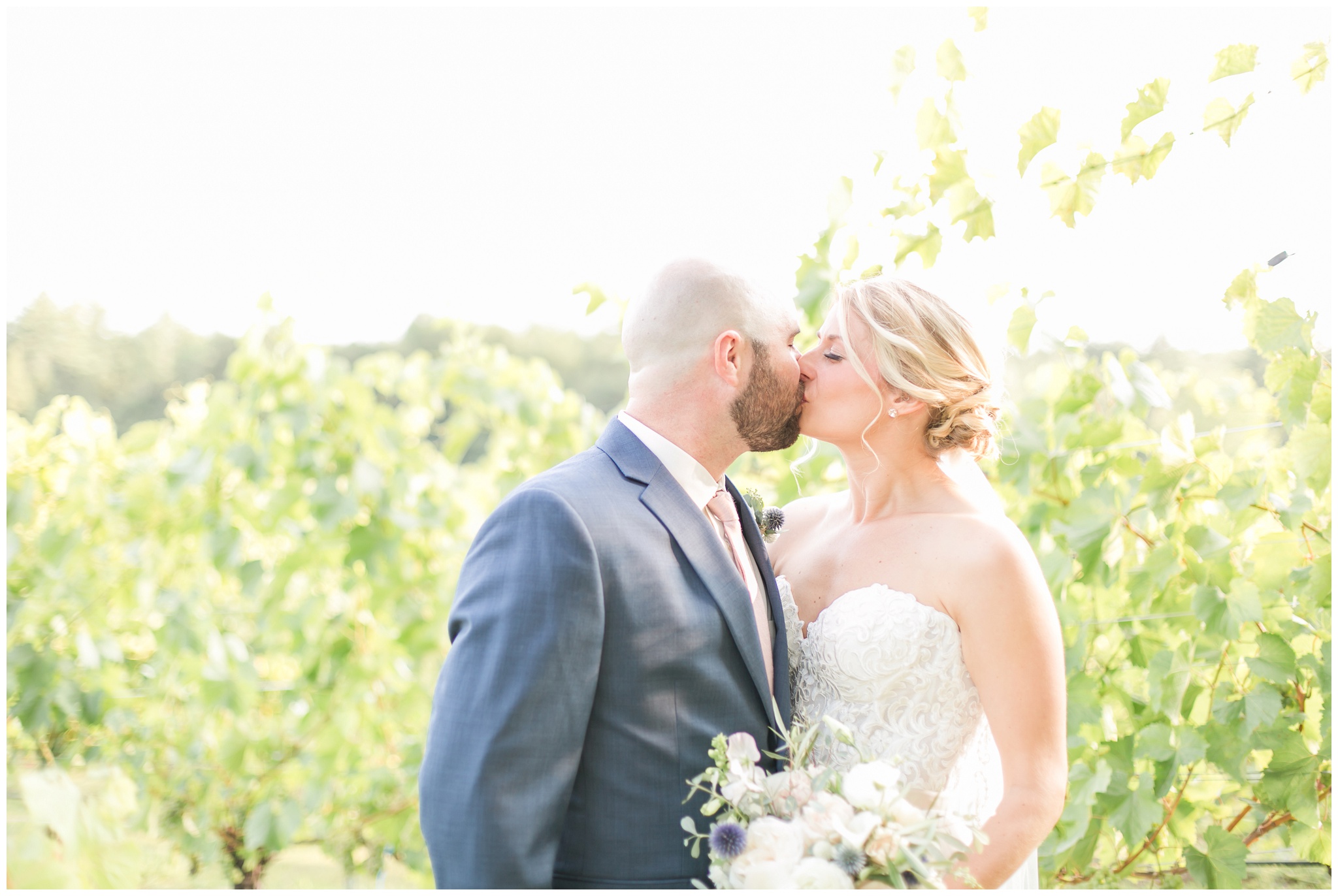 Seacoast New Hampshire Wedding Photographer | Amy Brown Photography | Flag Hill Winery Outdoor NH Wedding
