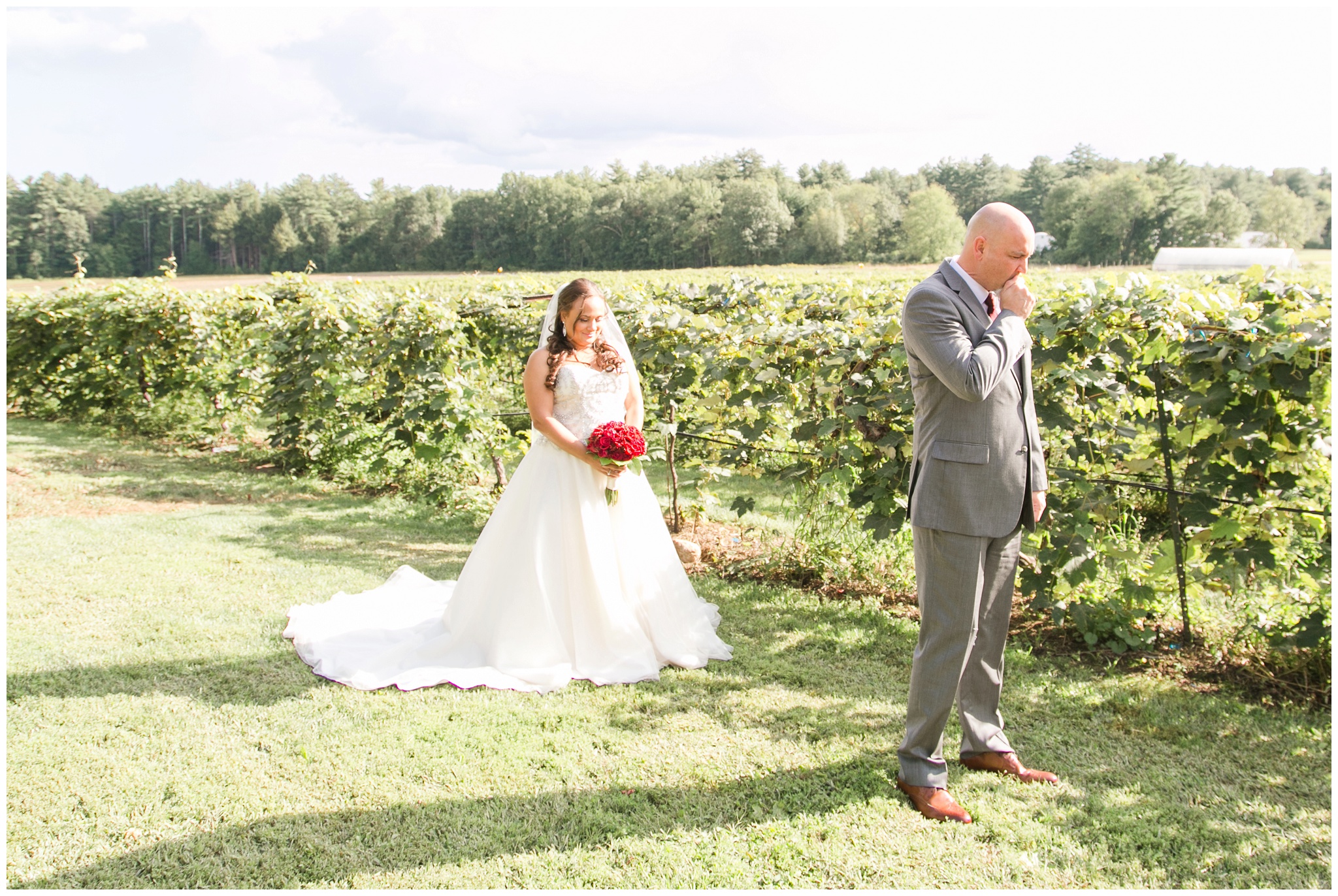 NH Wedding Photogarpher | Amy Brown Photography | Flag Hill Winery Wedding | NH Bride
