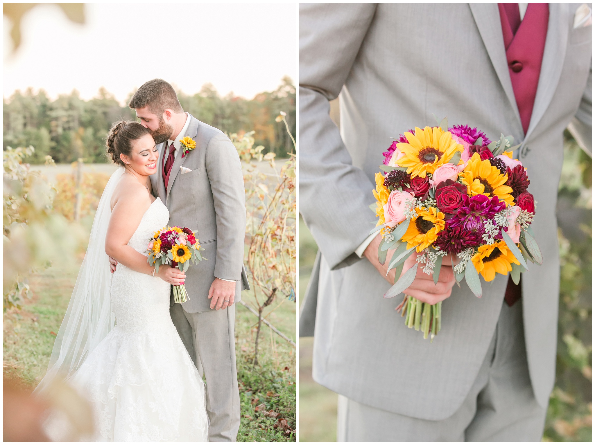 Seacoast NH Wedding Photographer | Flag Hill Winery Wedding | New Hampshire Bride