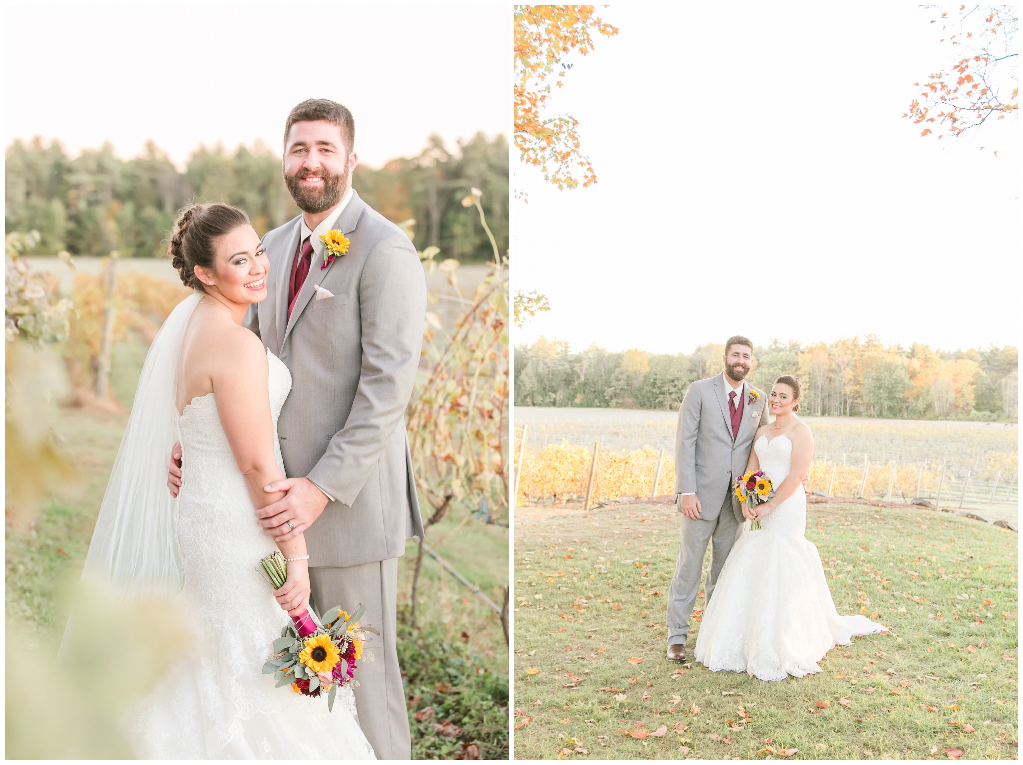 Seacoast NH Wedding Photographer | Flag Hill Winery Wedding | New Hampshire Bride