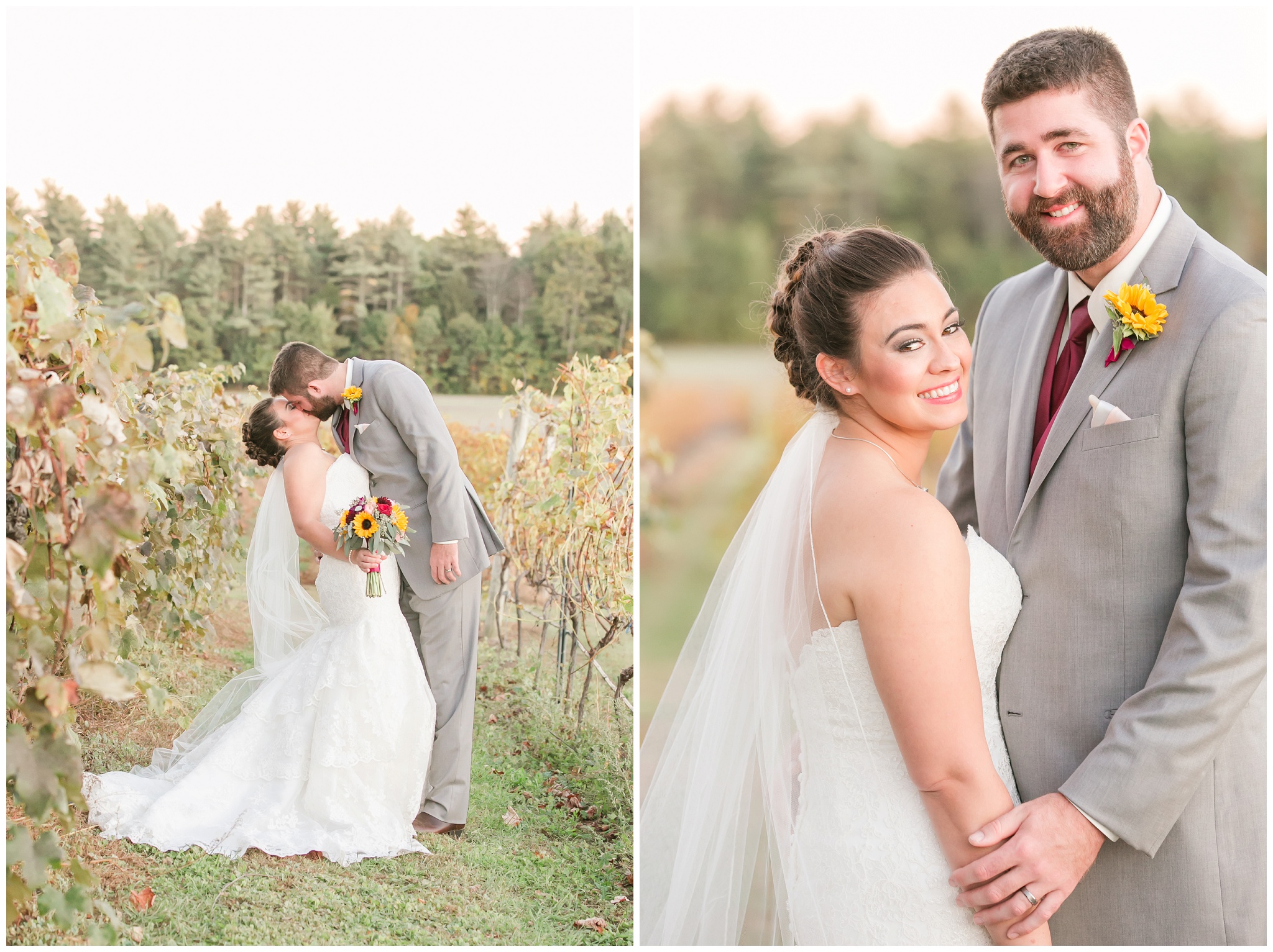 Seacoast NH Wedding Photographer | Flag Hill Winery Wedding | New Hampshire Bride