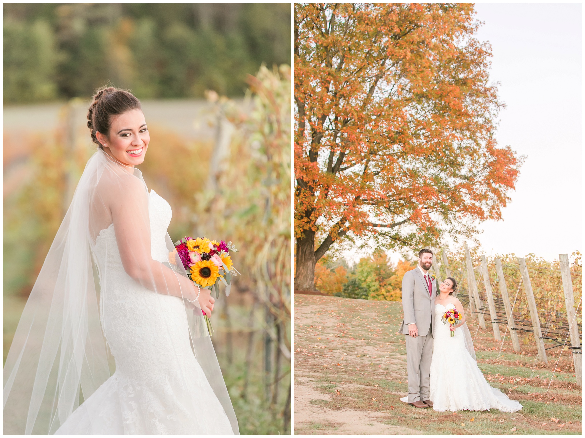 Seacoast NH Wedding Photographer | Flag Hill Winery Wedding | New Hampshire Bride