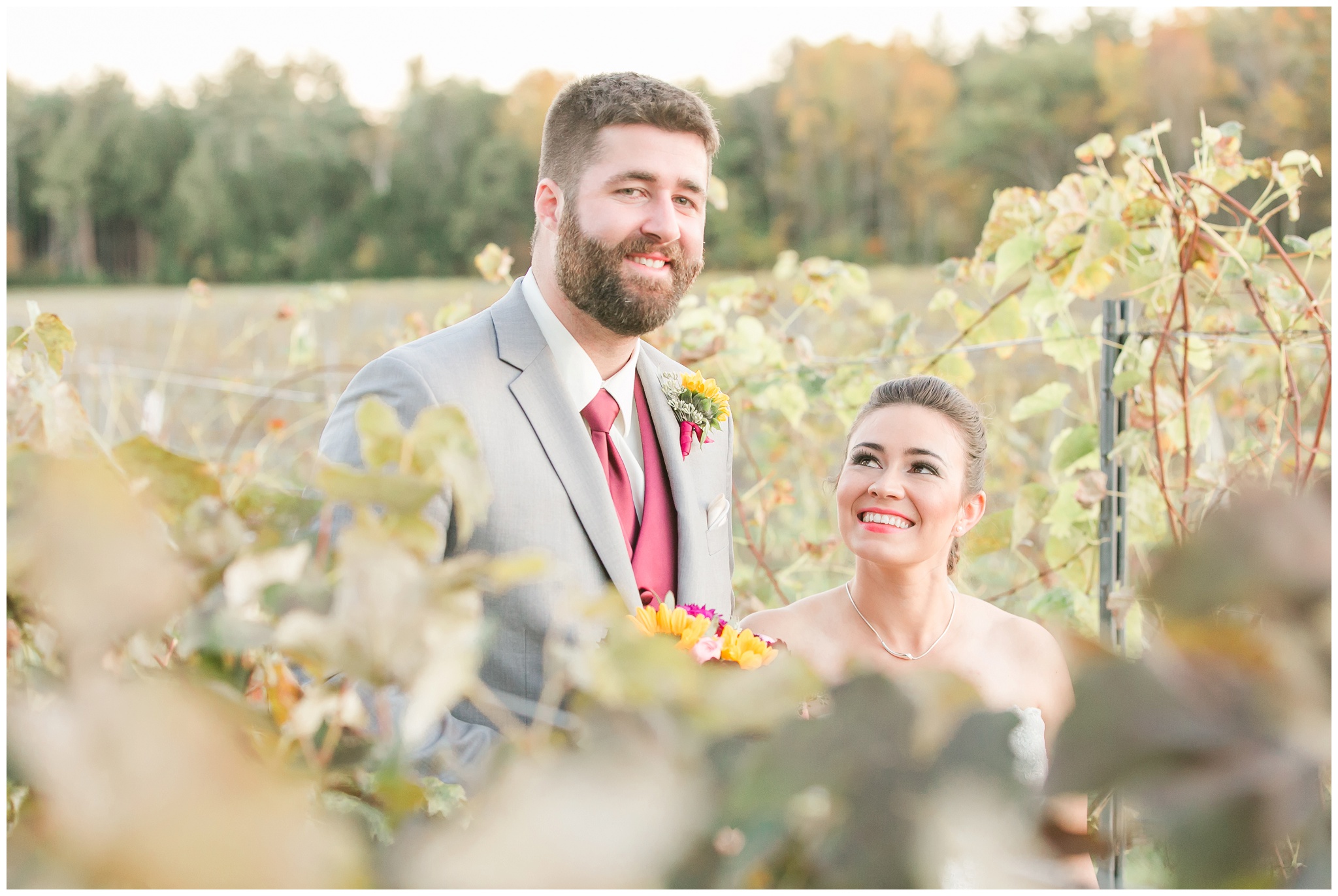 Seacoast NH Wedding Photographer | Flag Hill Winery Wedding | New Hampshire Bride