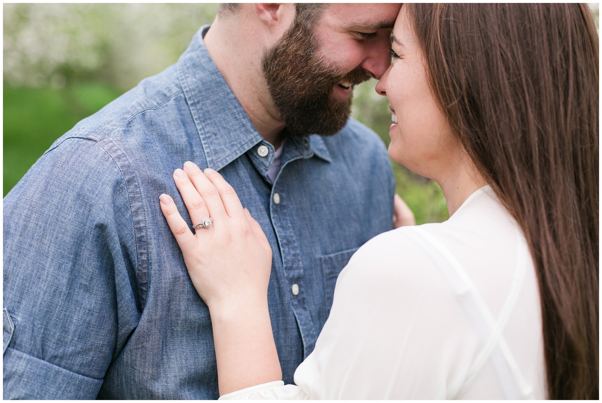 NH Wedding Photographer | Seacoast NH Epping, NH | Apple orchard Engagement Session 