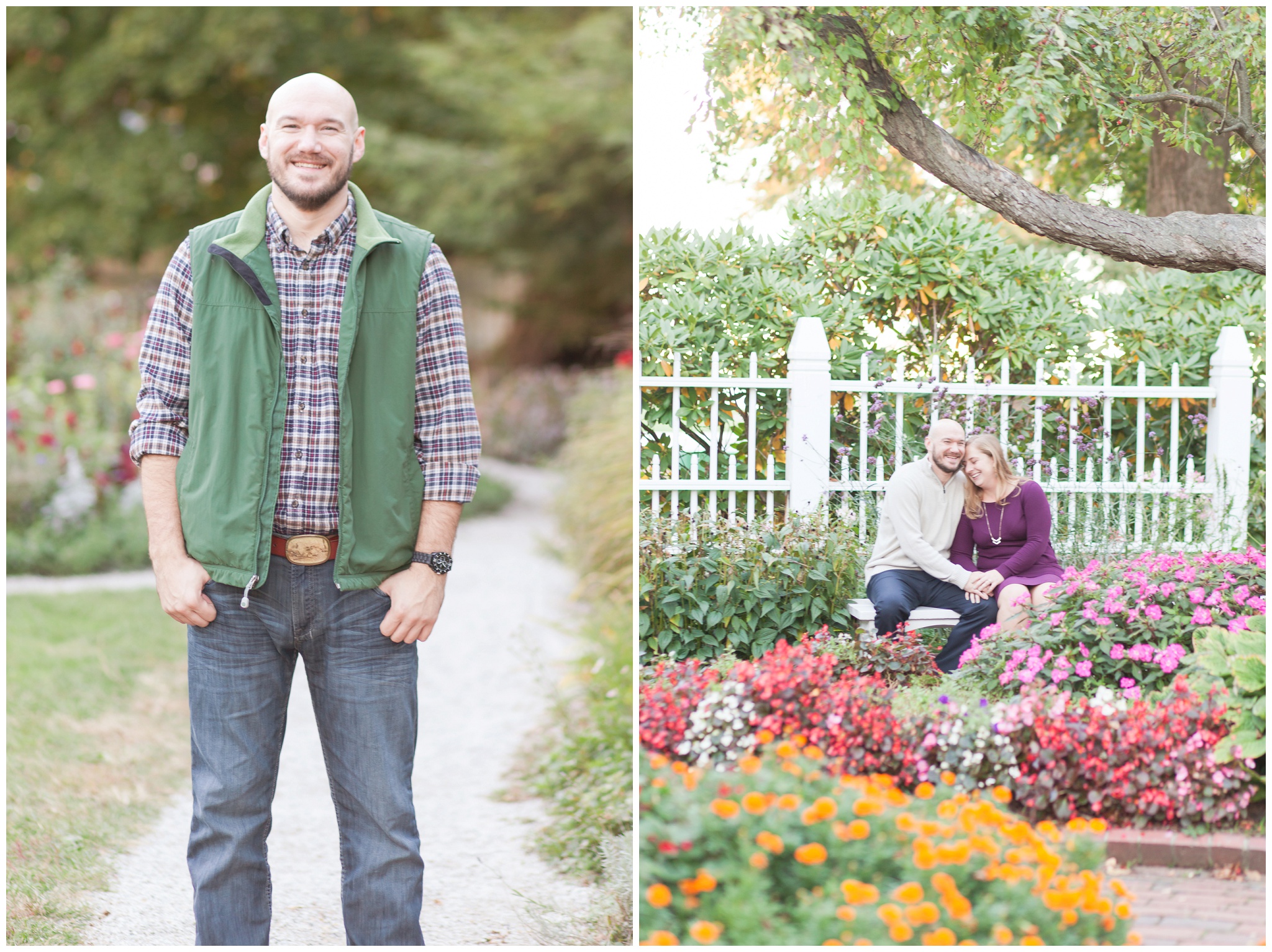 Seacoast NH Wedding Photographer | Prescott Park Engagement Session | Flag Hill Distillery Winery Wedding