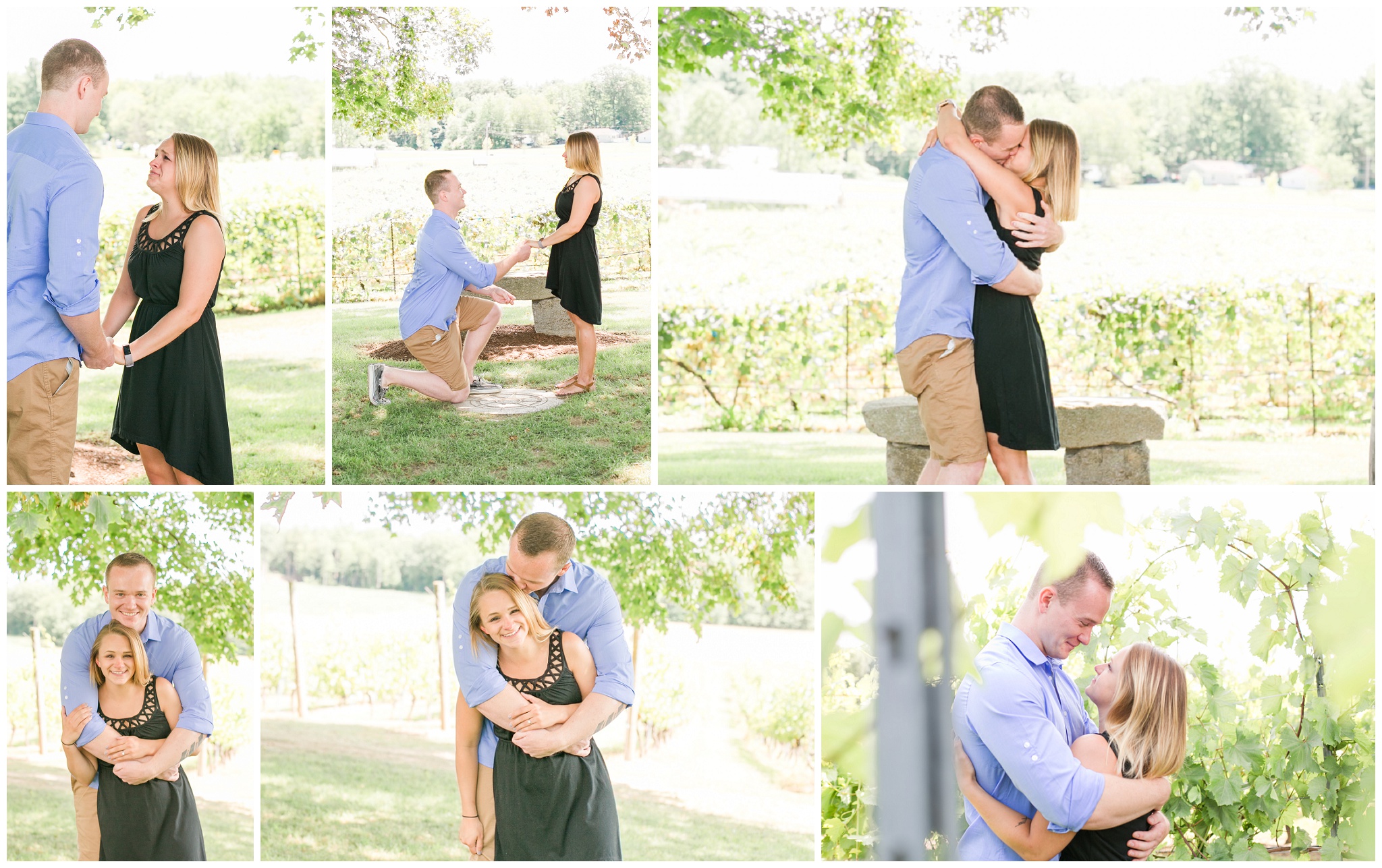 Flag Hill Winery Surprise Engagement
