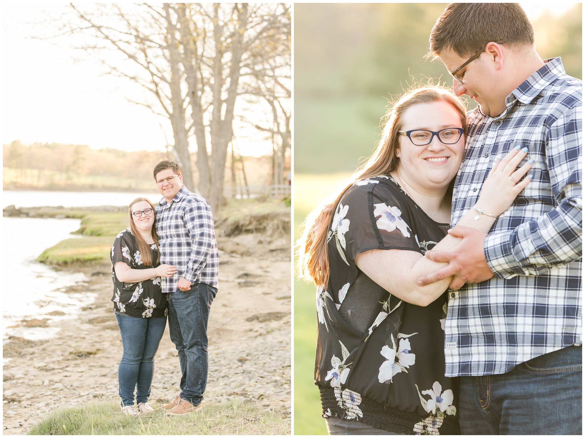 Wagon Hill Engagement Session, New Hampshire | Amy Brown Photography