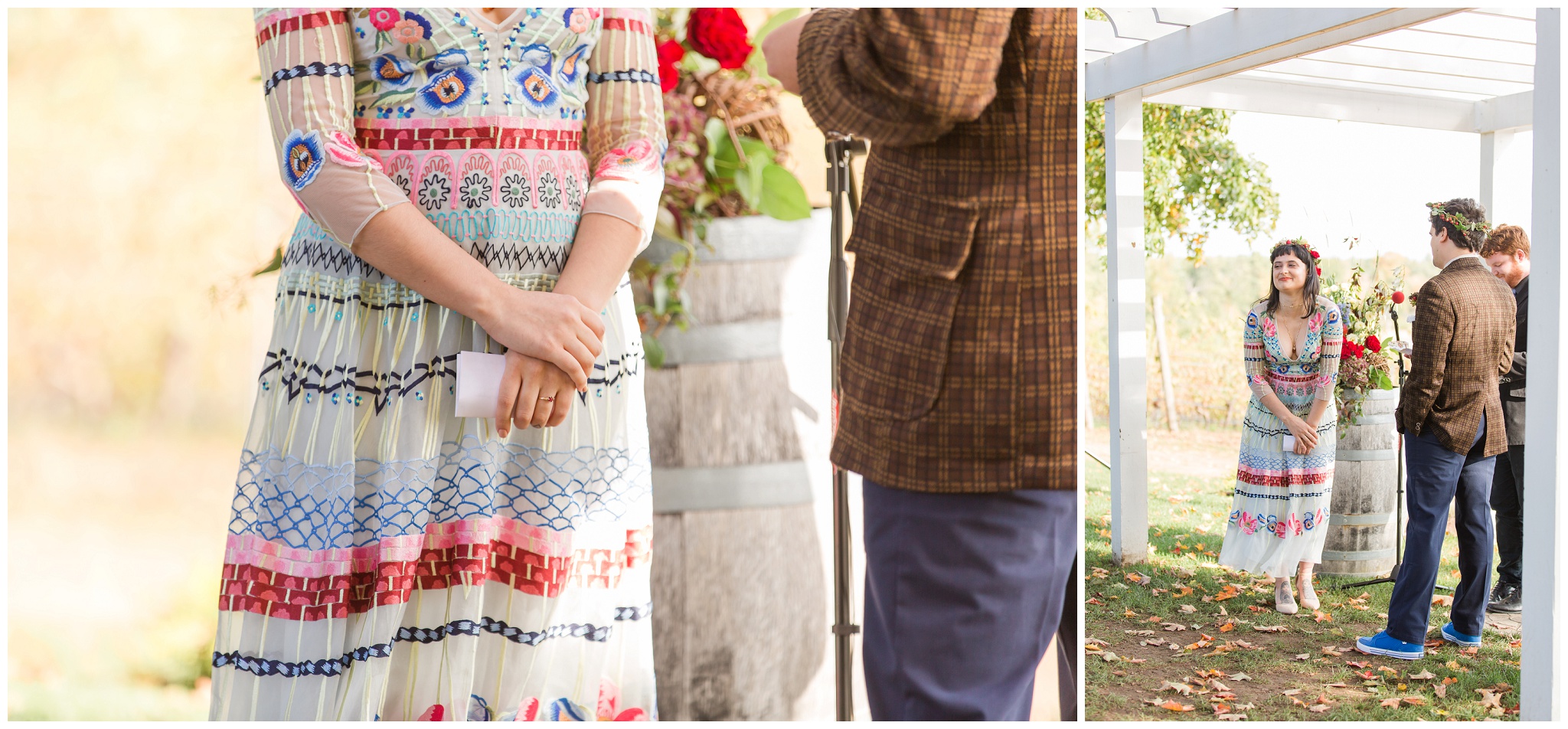 Lee-new-hampshire-wedding-flag-hill-winery-alternative-wedding-dress