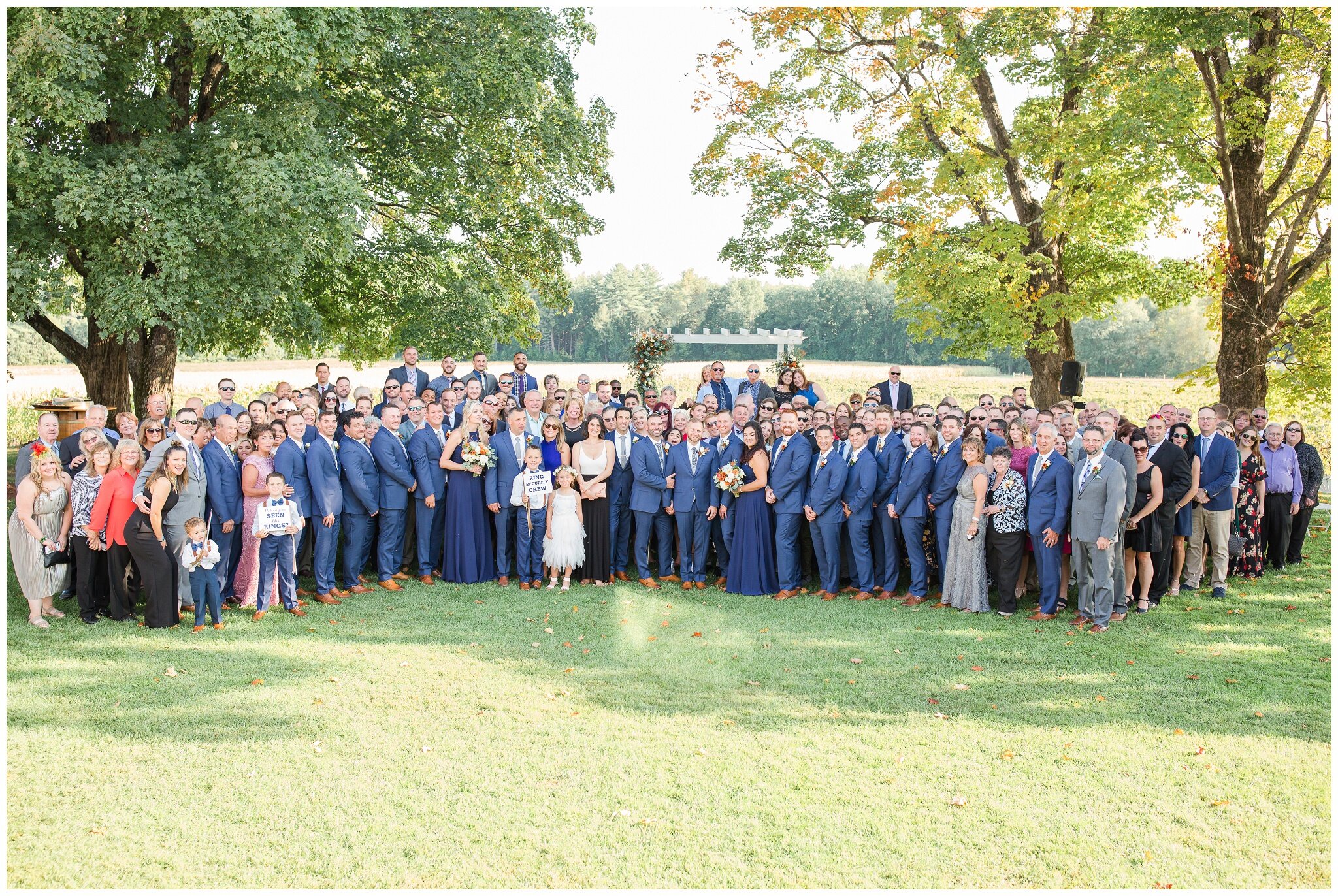 Outdoor Epping NH Gay Wedding 