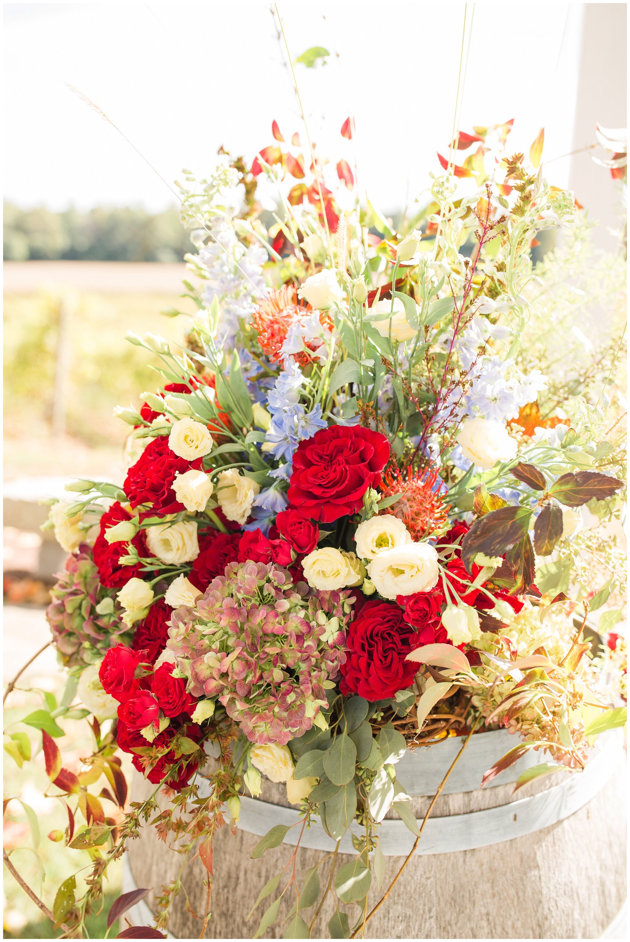 Colorful Wedding at Flag Hill Winery