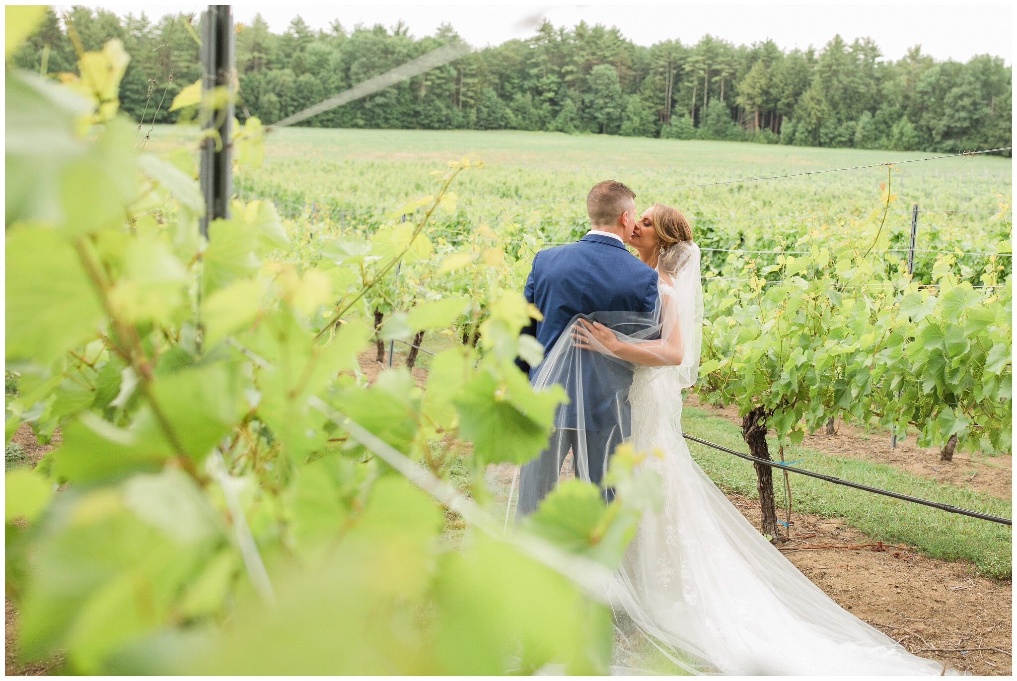 nh summer wedding at winery - rivercrest villas prep hotel location