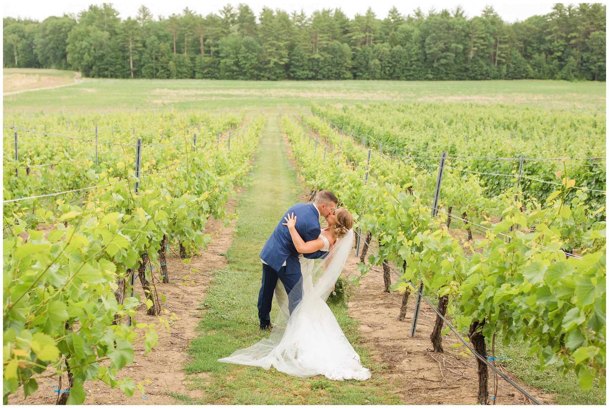 nh summer wedding at winery - rivercrest villas prep hotel location