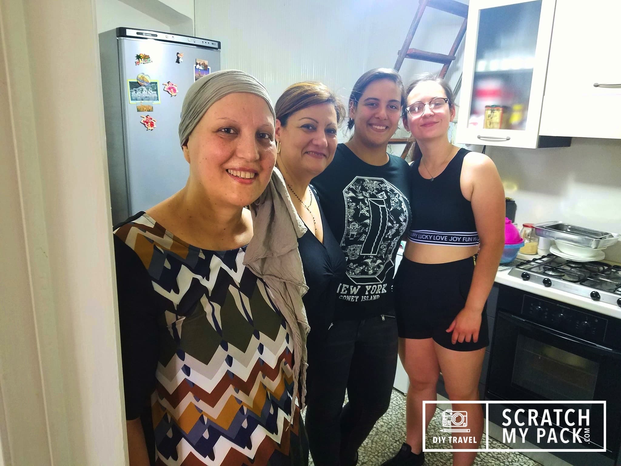 (Left to Right) Rosa, Antonella, Giulia, & Giulia