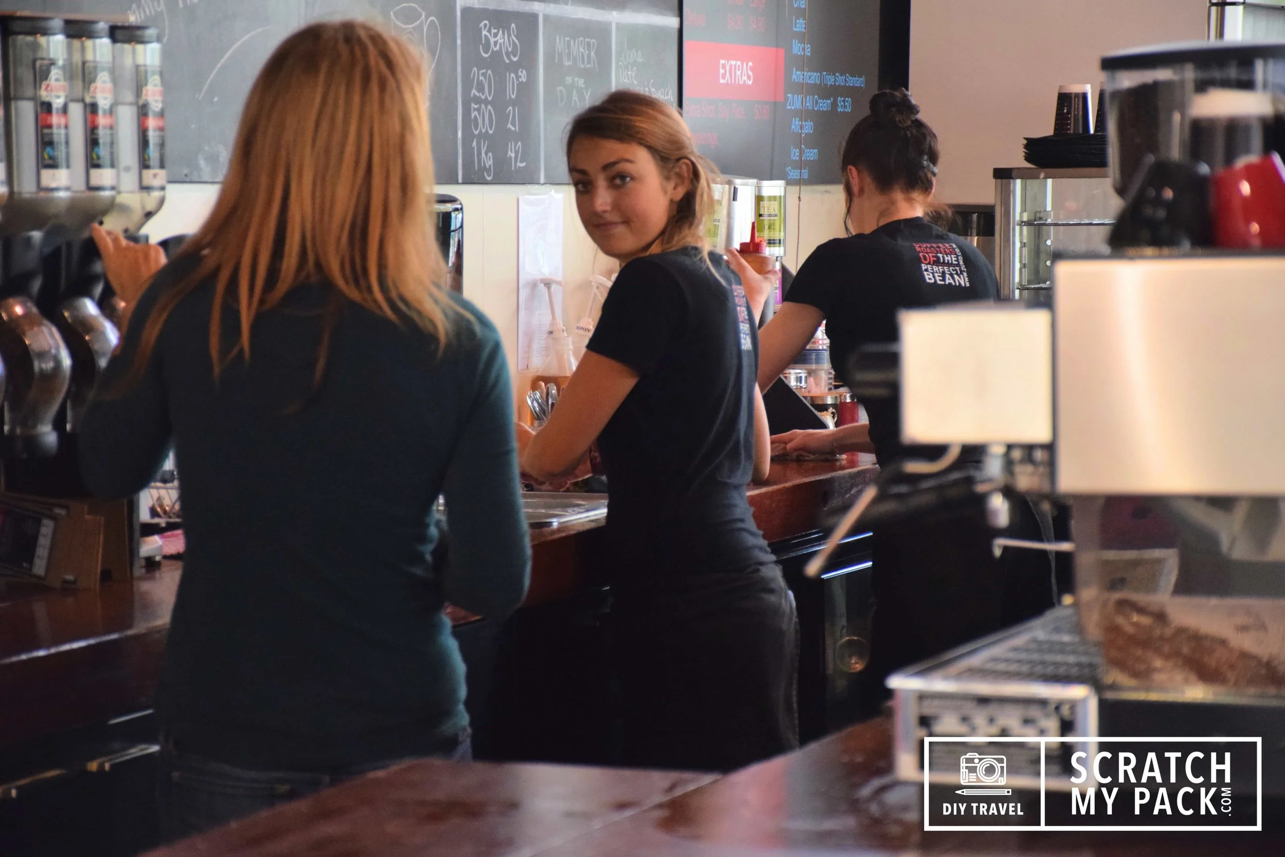 Zumo Coffee House, one of the amazing places we worked in Nelson, New Zealand