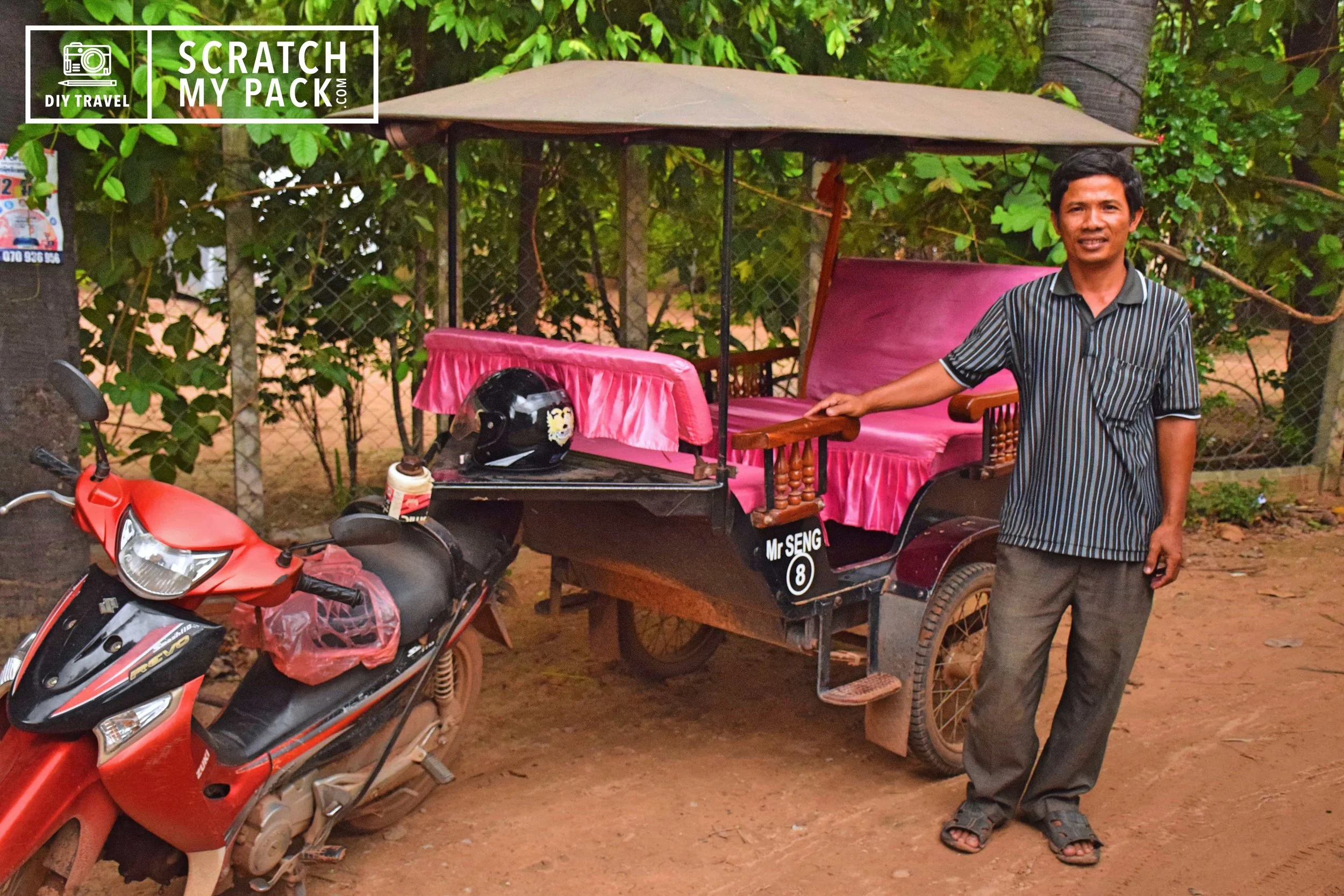 Our Tuktuk driver, Mr. Seng