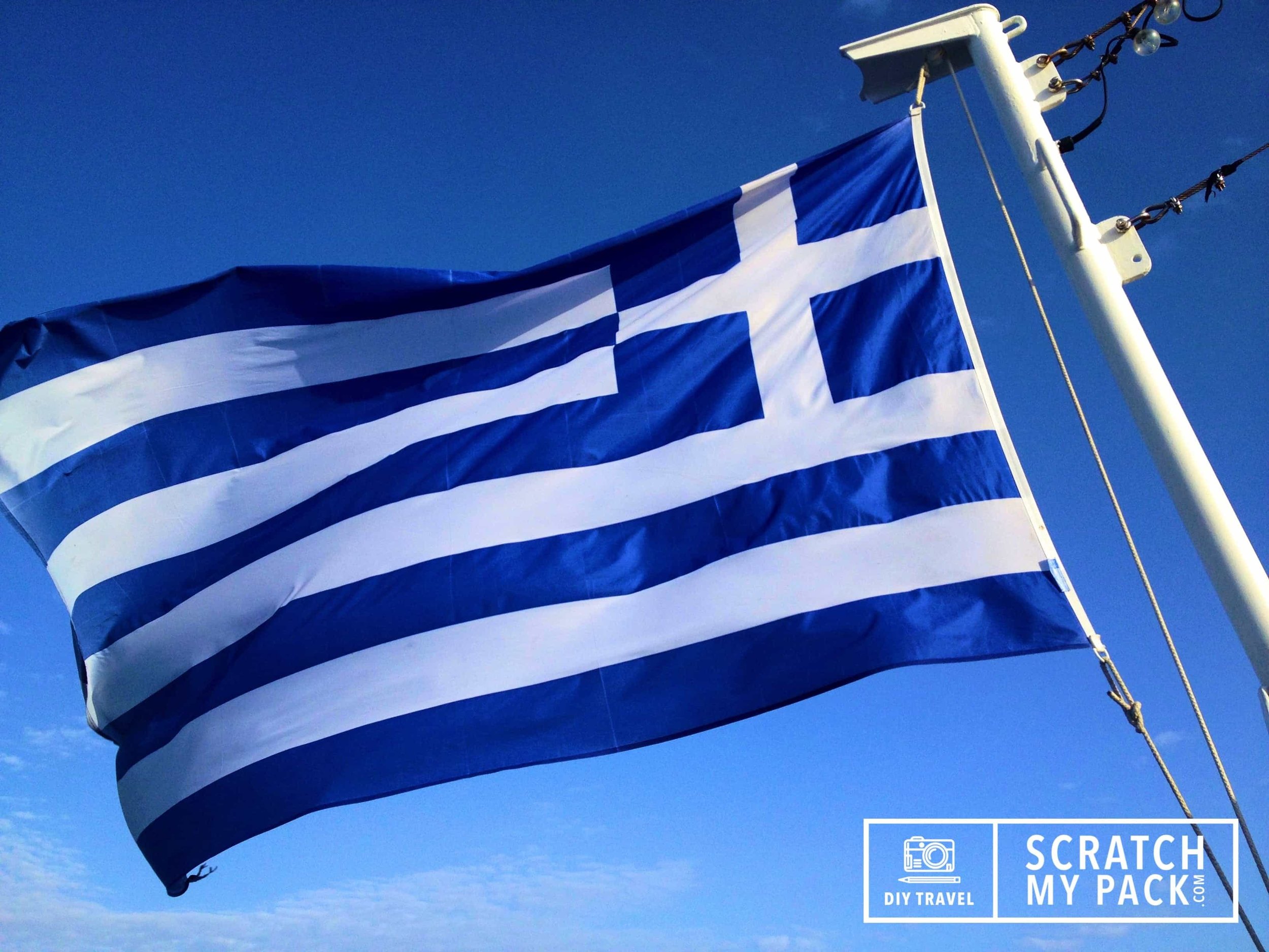 The National of Flag Greece